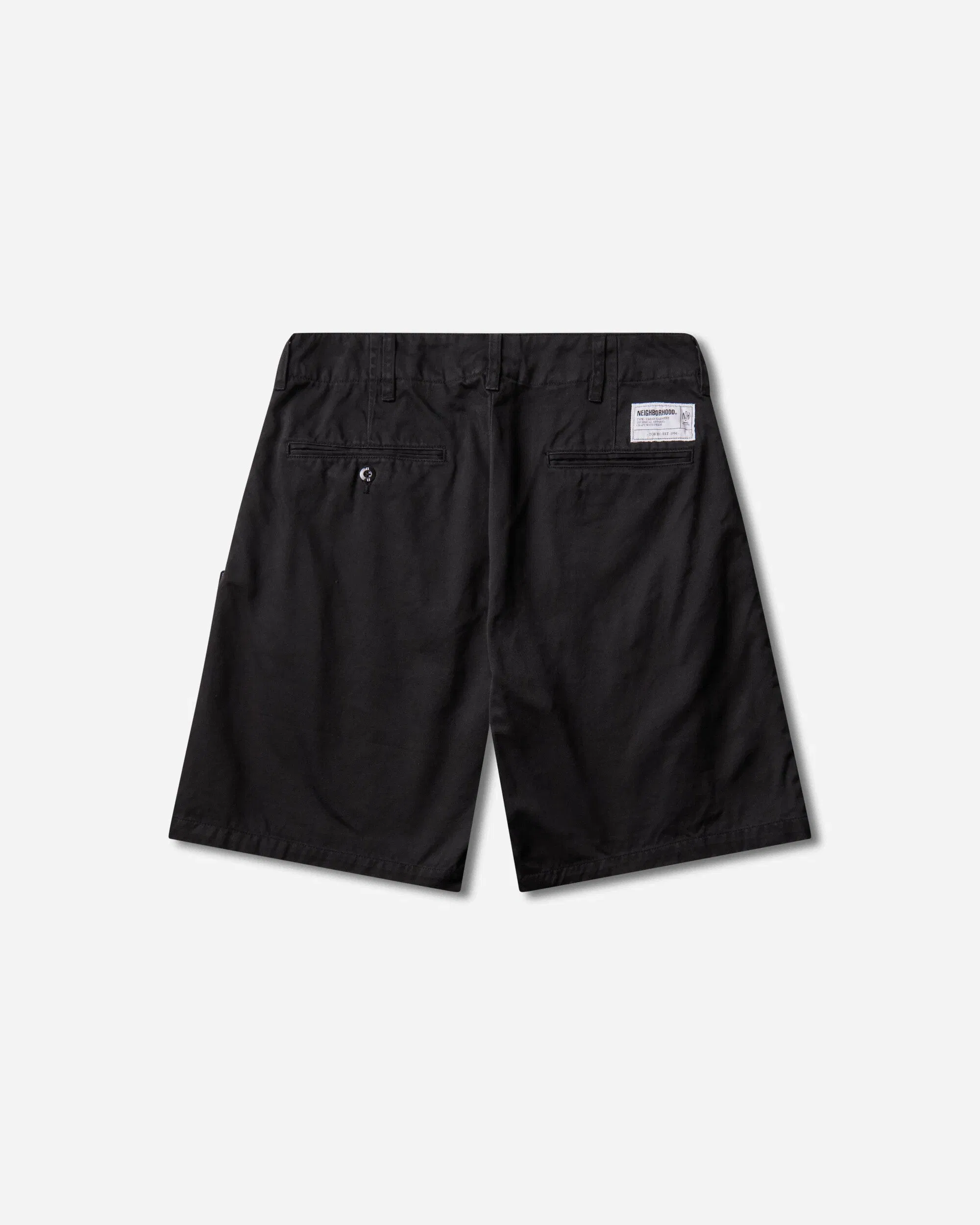 Neighborhood Men's Classic Chino Short Pants Black