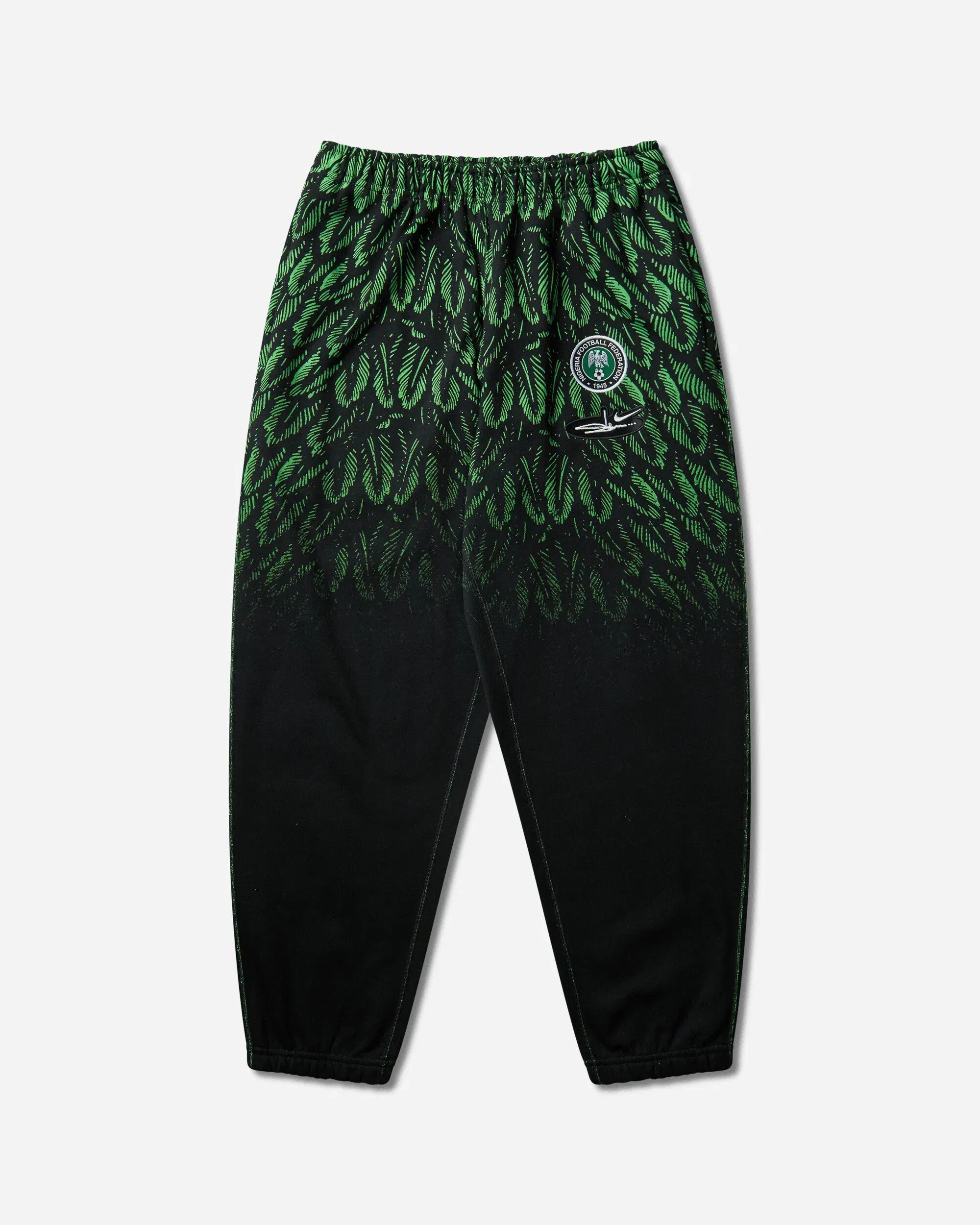 Nike Nigeria x Slawn Fleece Pants Black / Poison Green