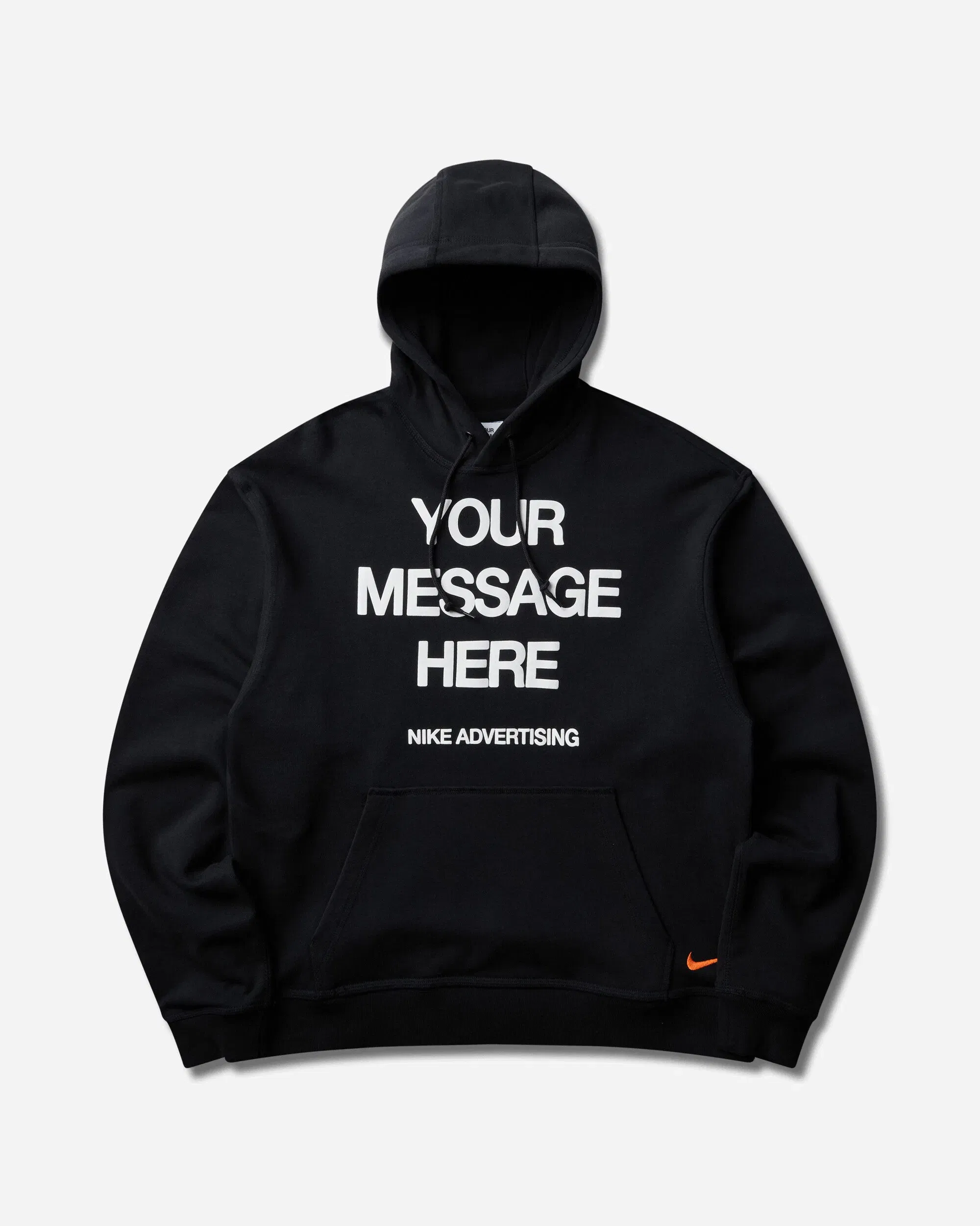Nike Men's Your Message Here Fleece Hoodie Black