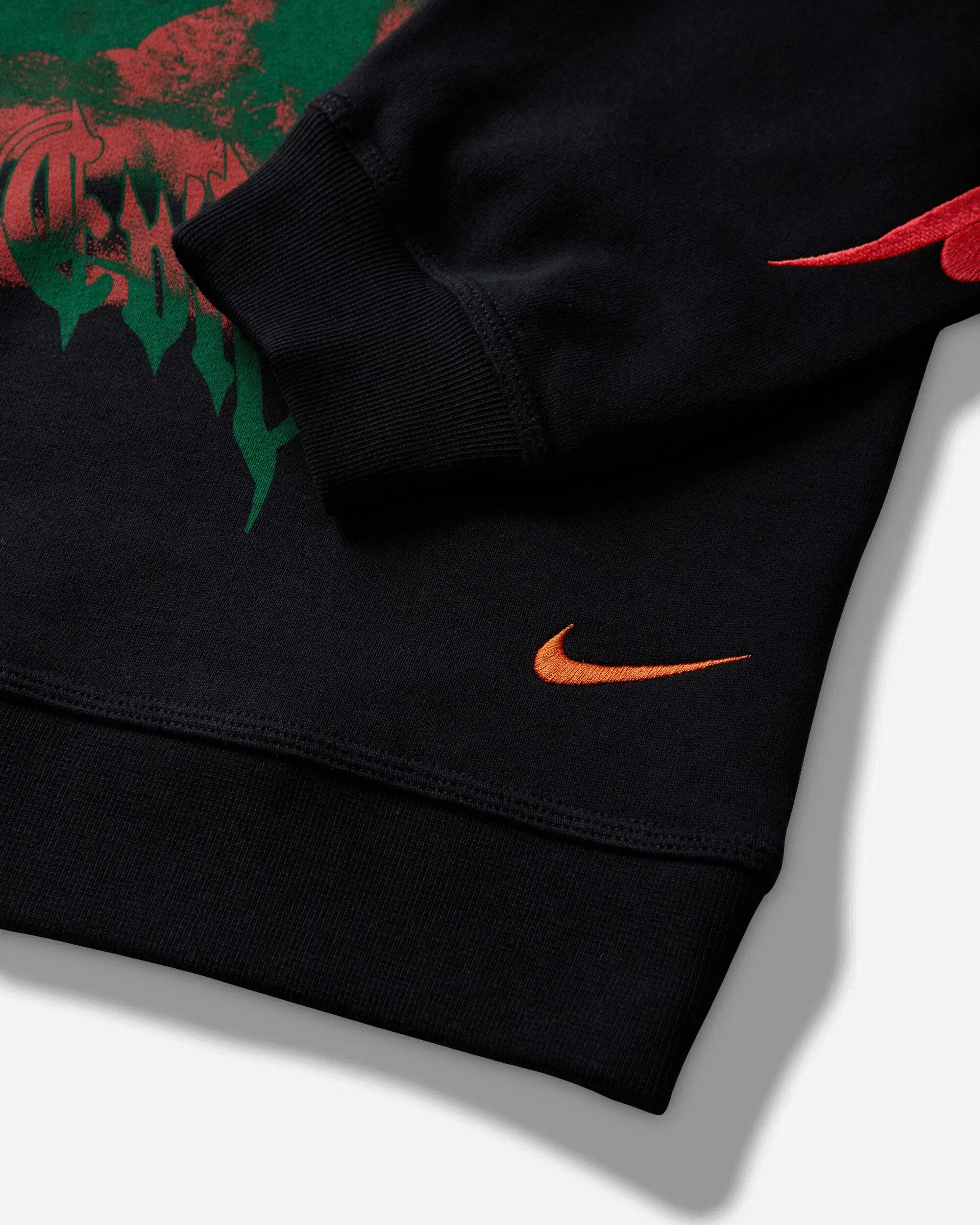 Nike Men's Your Message Here Fleece Crewneck Sweatshirt Black