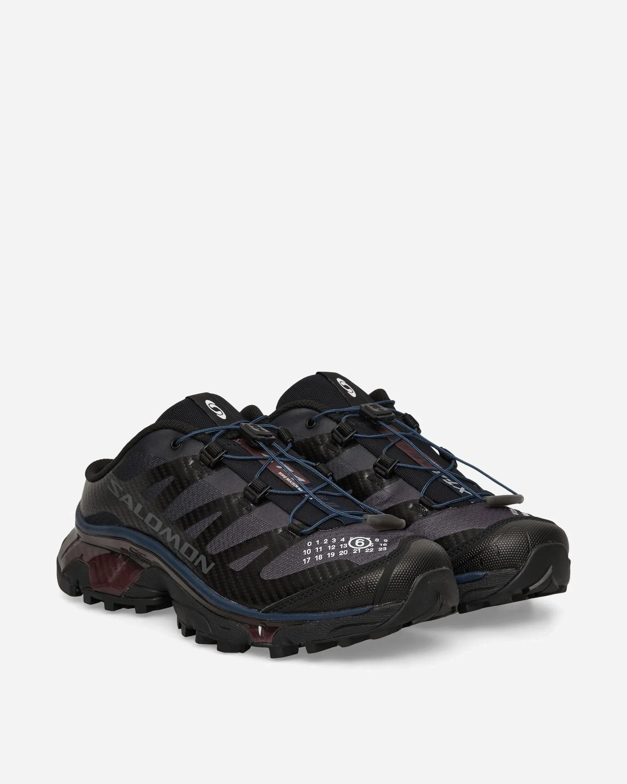 MM6 Maison Margiela Salomon XT-4 Mules Black / Nine Iron / Huckleberry