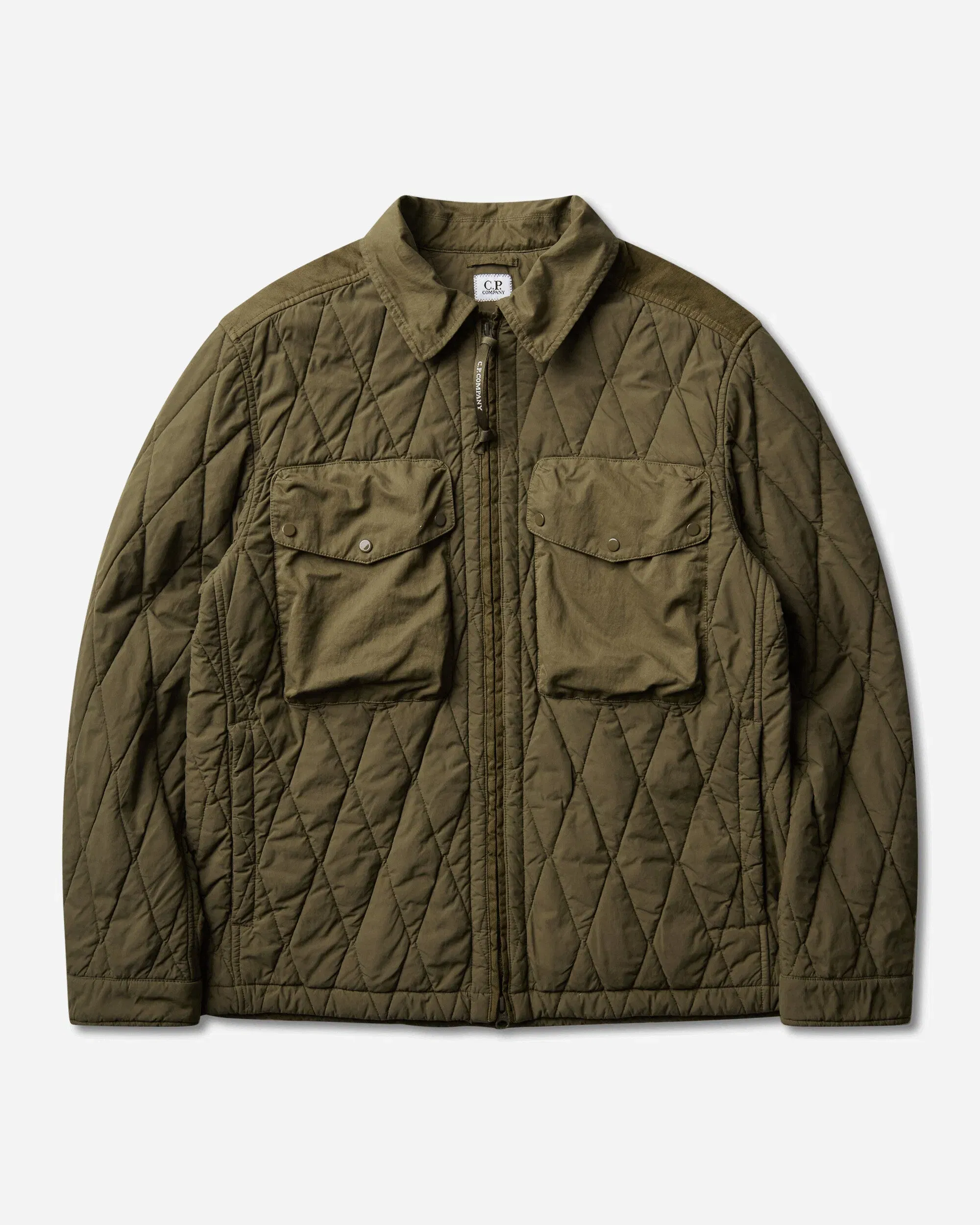 C.P. Company Men's GD Liner Mixed Goggle Jacket Ivy Green