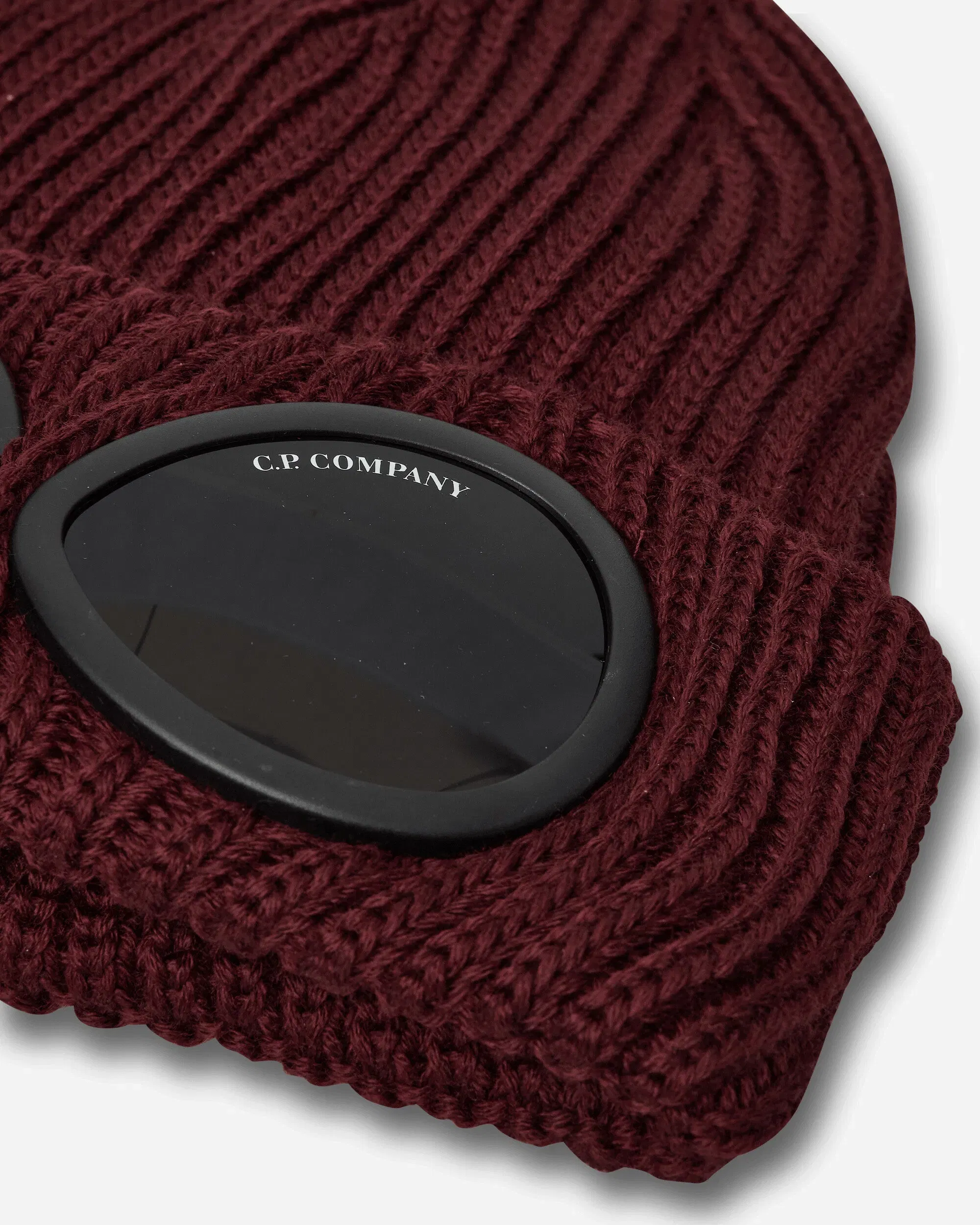 C.P. Company Extra Fine Merino Wool Goggle Beanie Andorra