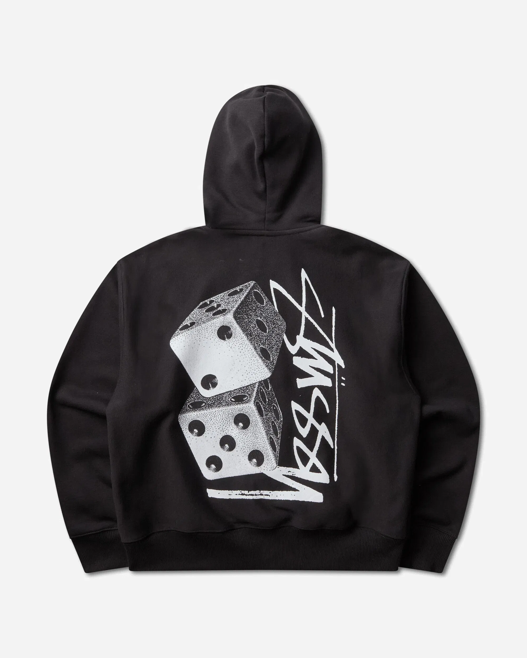 Stussy Tall Dice Zip Hoodie Black
