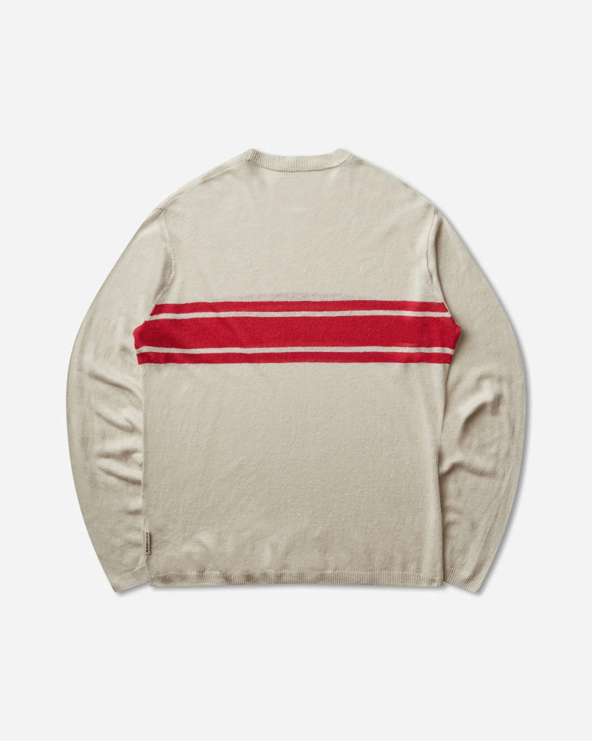 Stussy Striped Sweater Bone