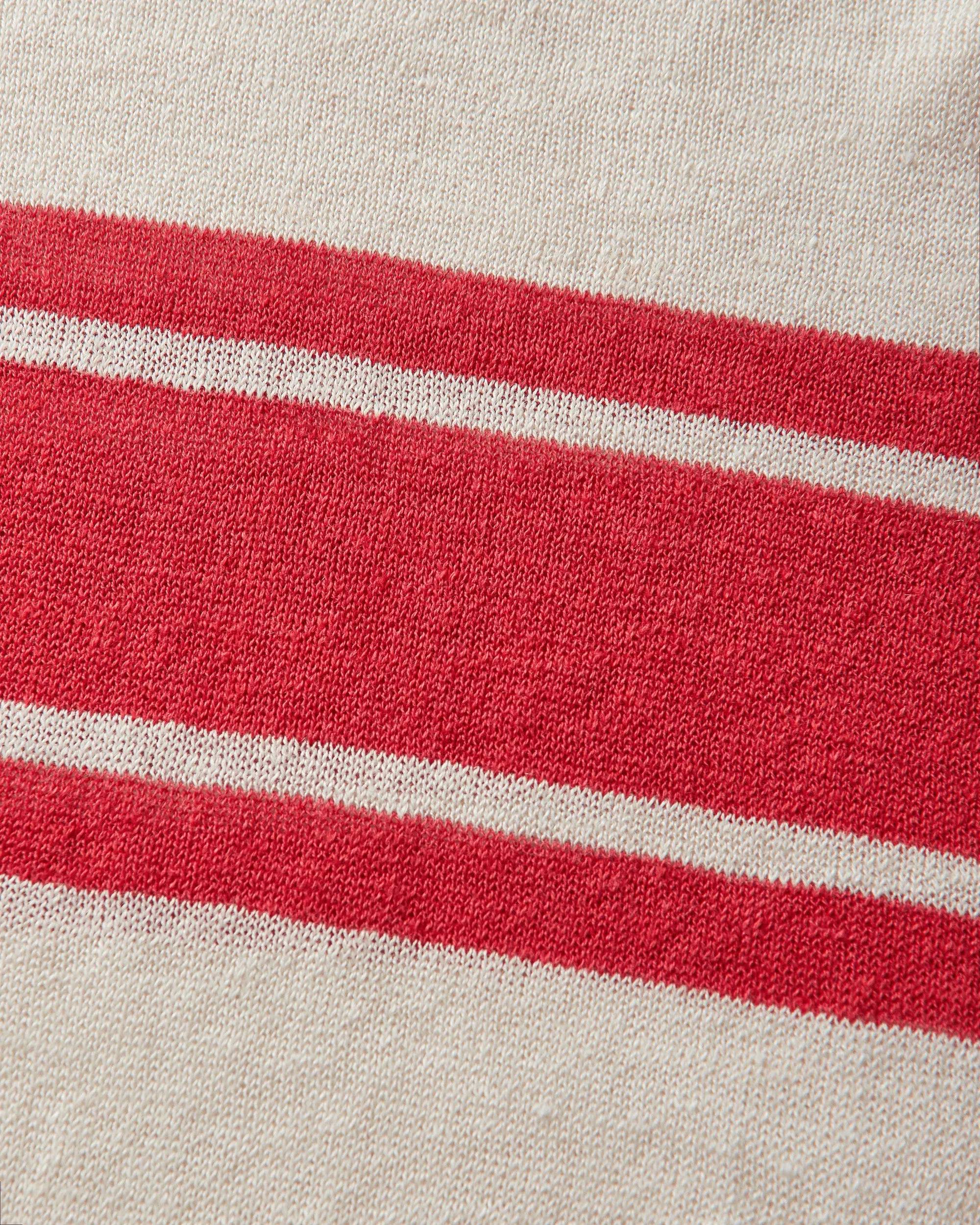 Stussy Striped Sweater Bone