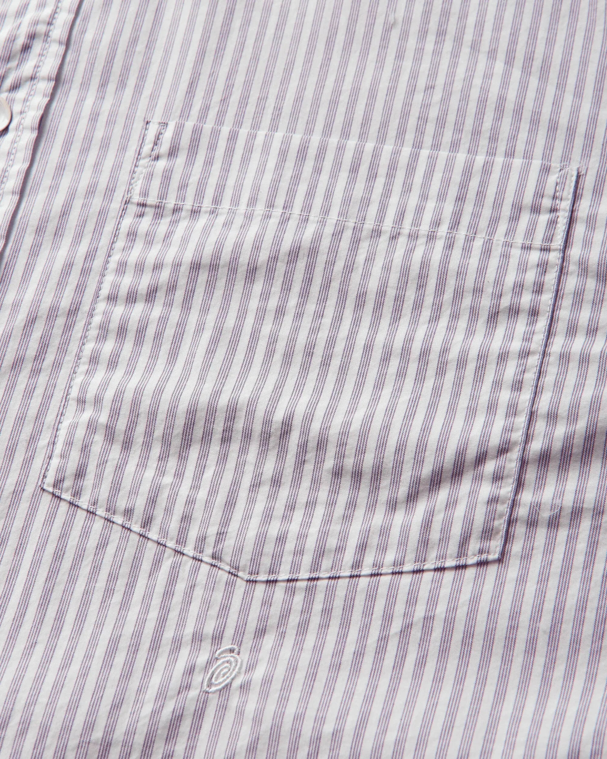 Stussy Standard Stripe Shirt Purple