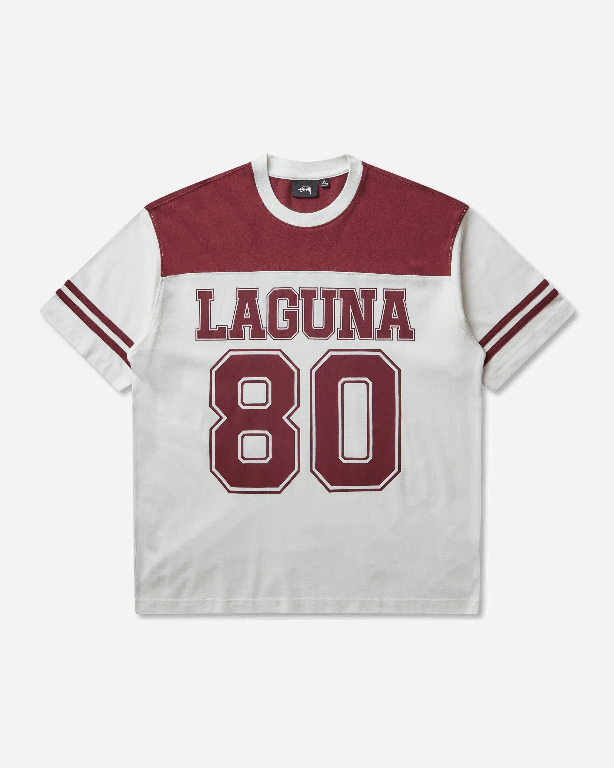 Stussy Laguna T-Shirt Maroon