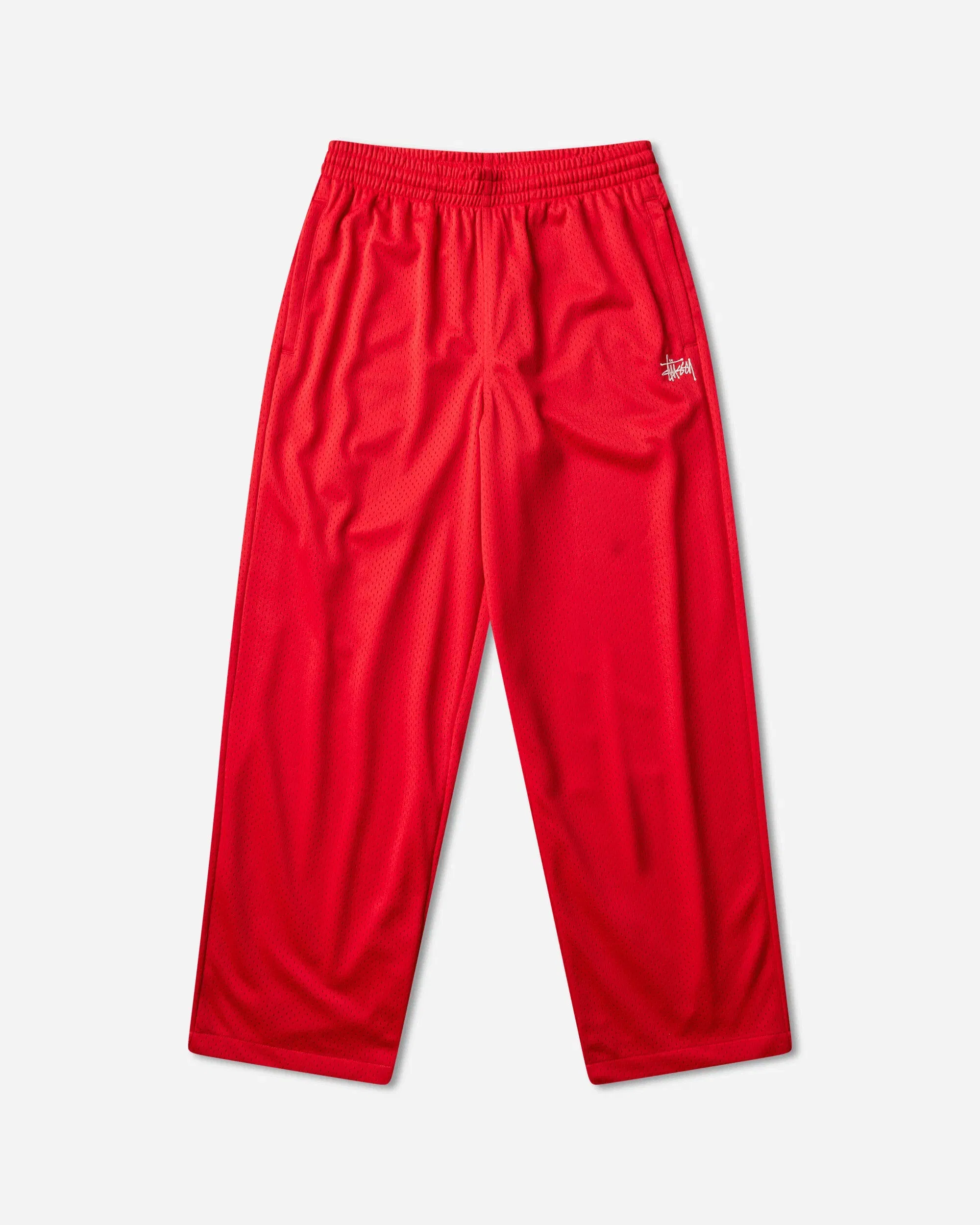 Stussy Mesh Track Pants Red