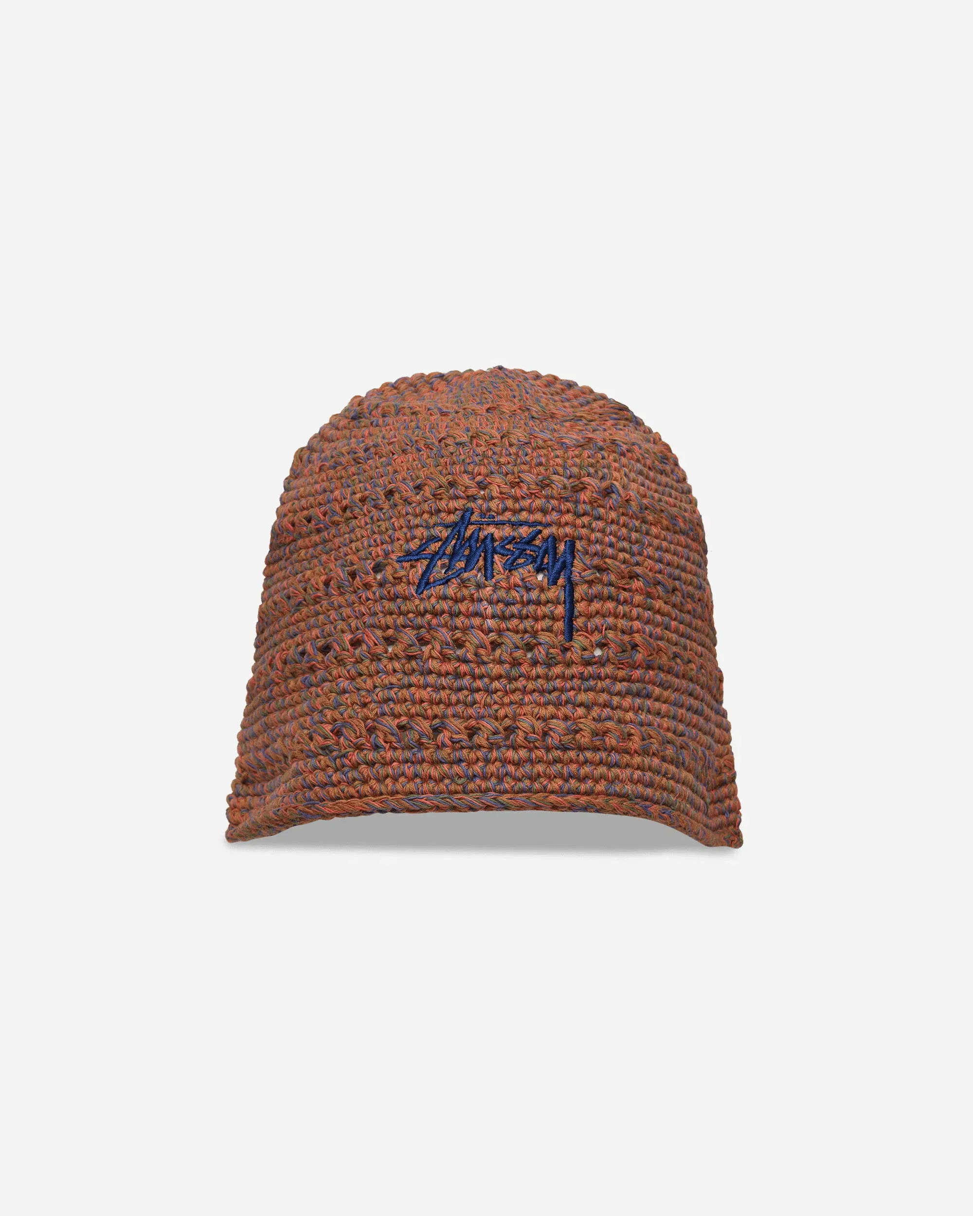 Stussy Hemp Stock Knit Bucket Hat Brown