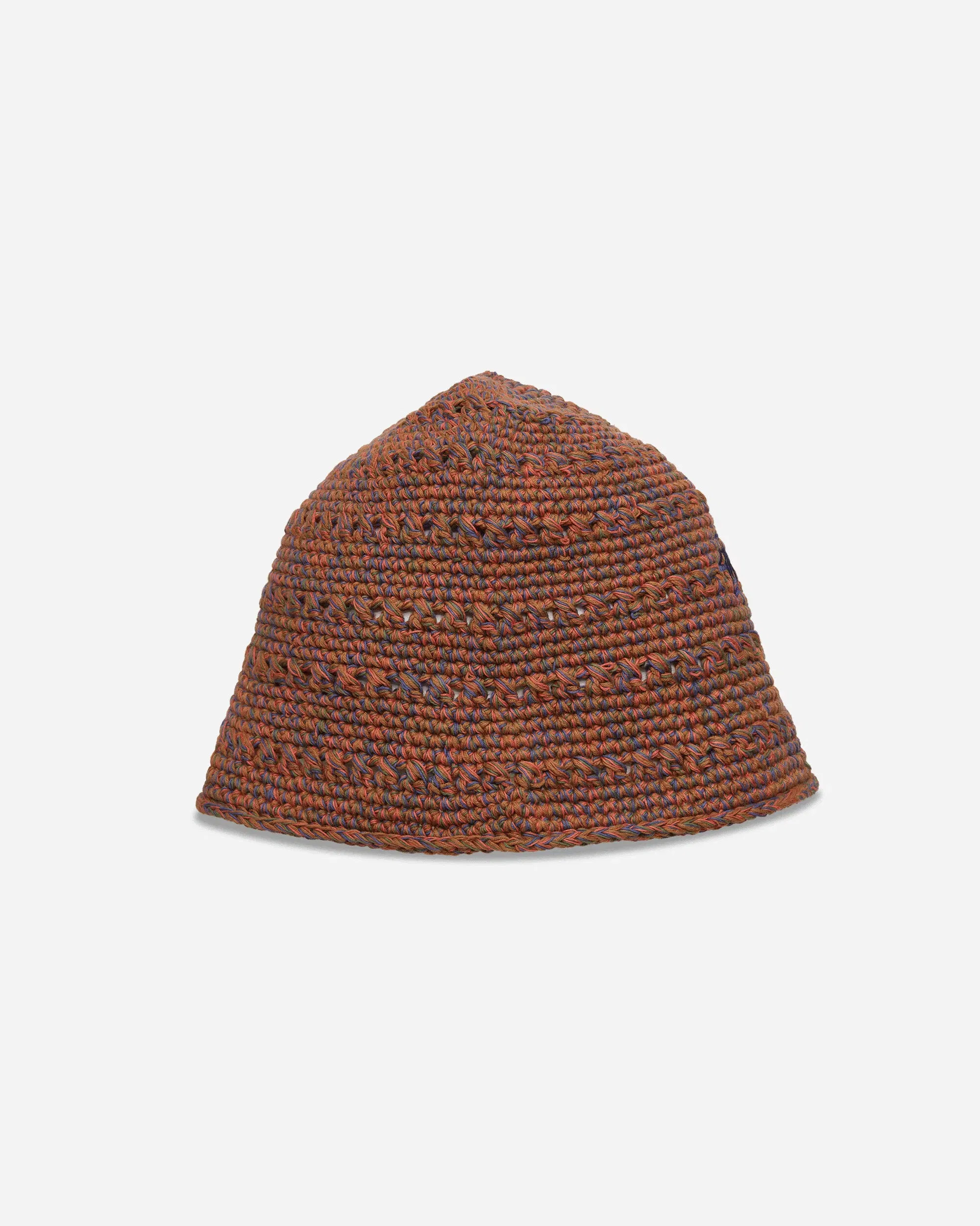 Stussy Hemp Stock Knit Bucket Hat Brown