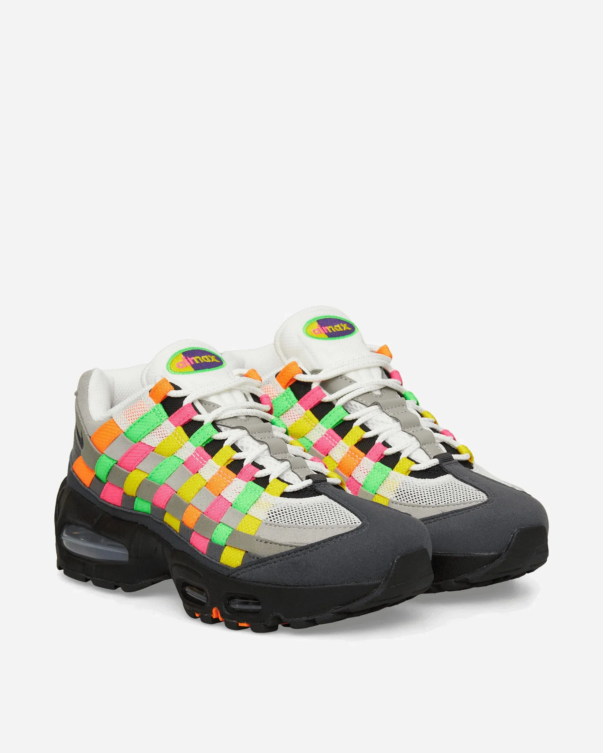 Nike Air Max 95 Big Bubble Woven Sneakers Hyper Pink / Green Strike