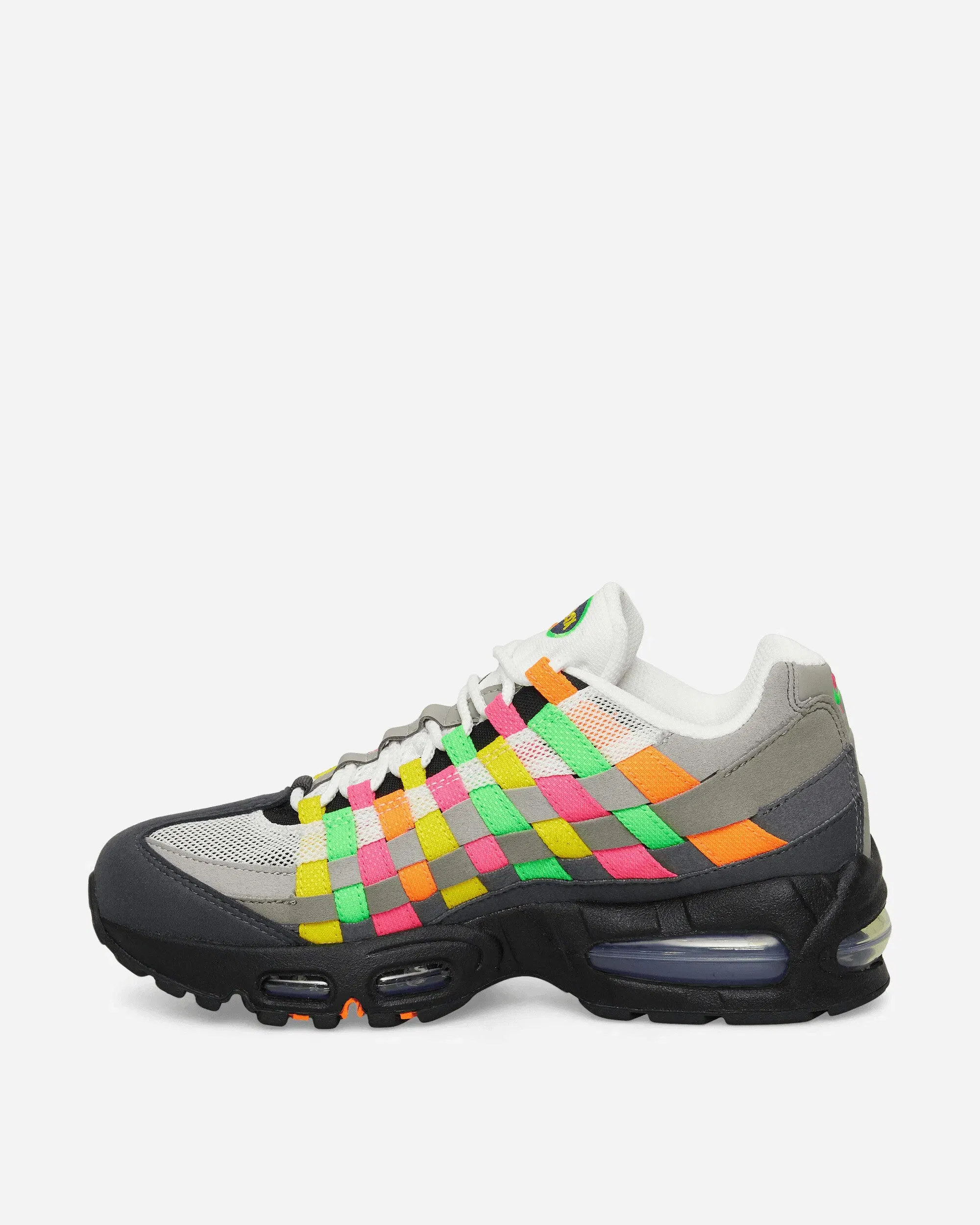 Nike Air Max 95 Big Bubble Woven Sneakers Hyper Pink / Green Strike