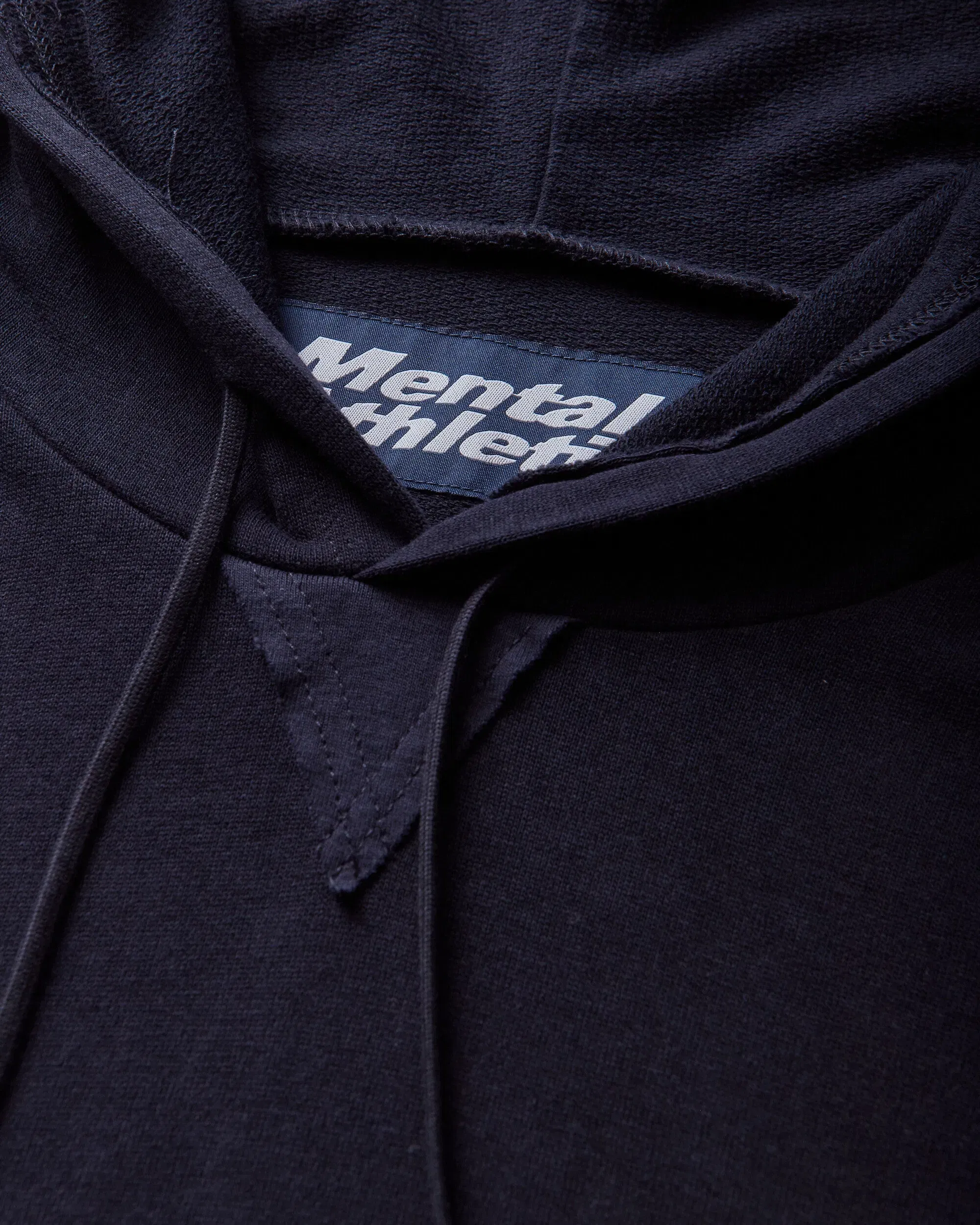 Mental Athletic Overlogo Sleeveless Sweat Hoodie Baritone Blue
