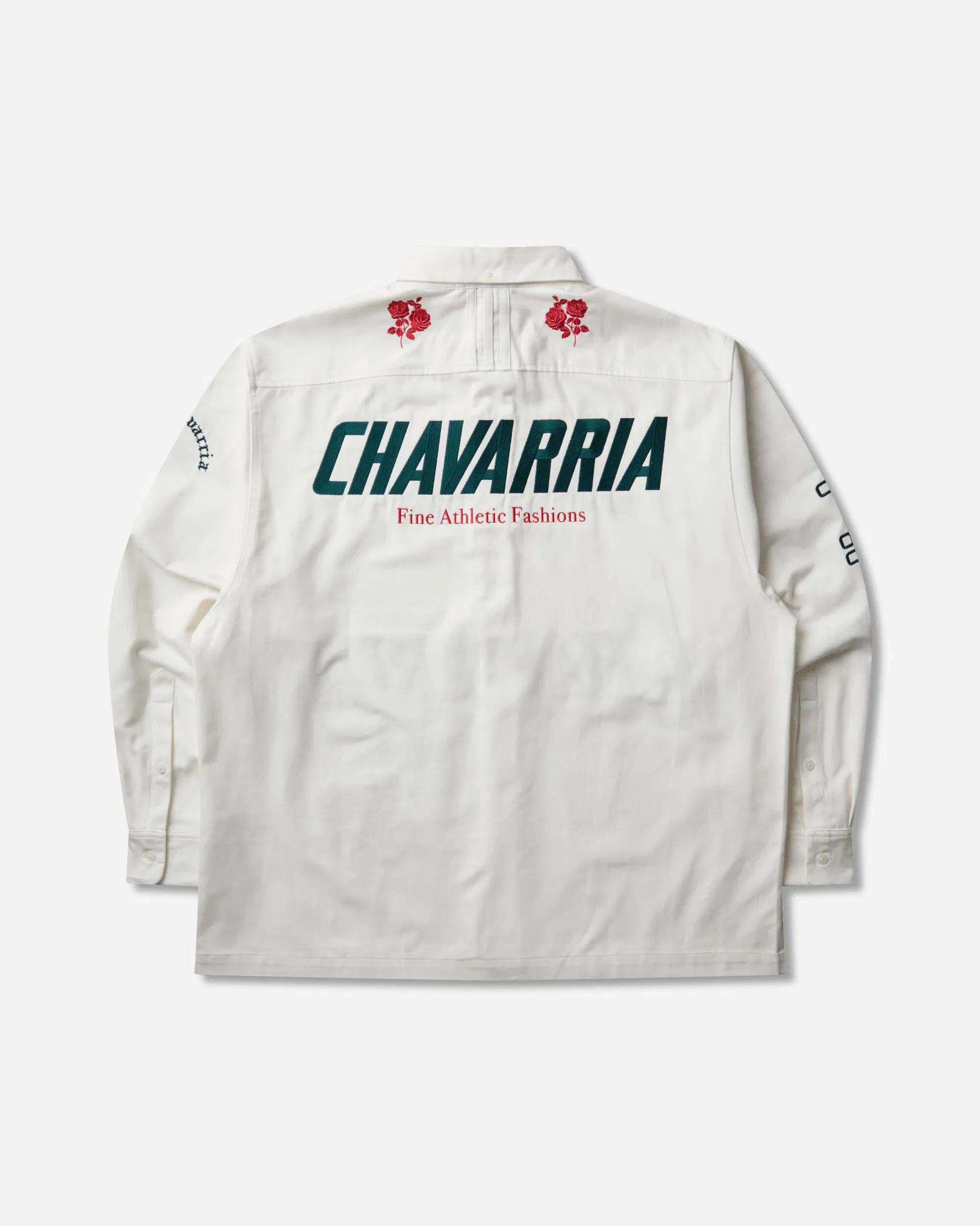 adidas Men's Willy Chavarria Button Up Shirt Off White