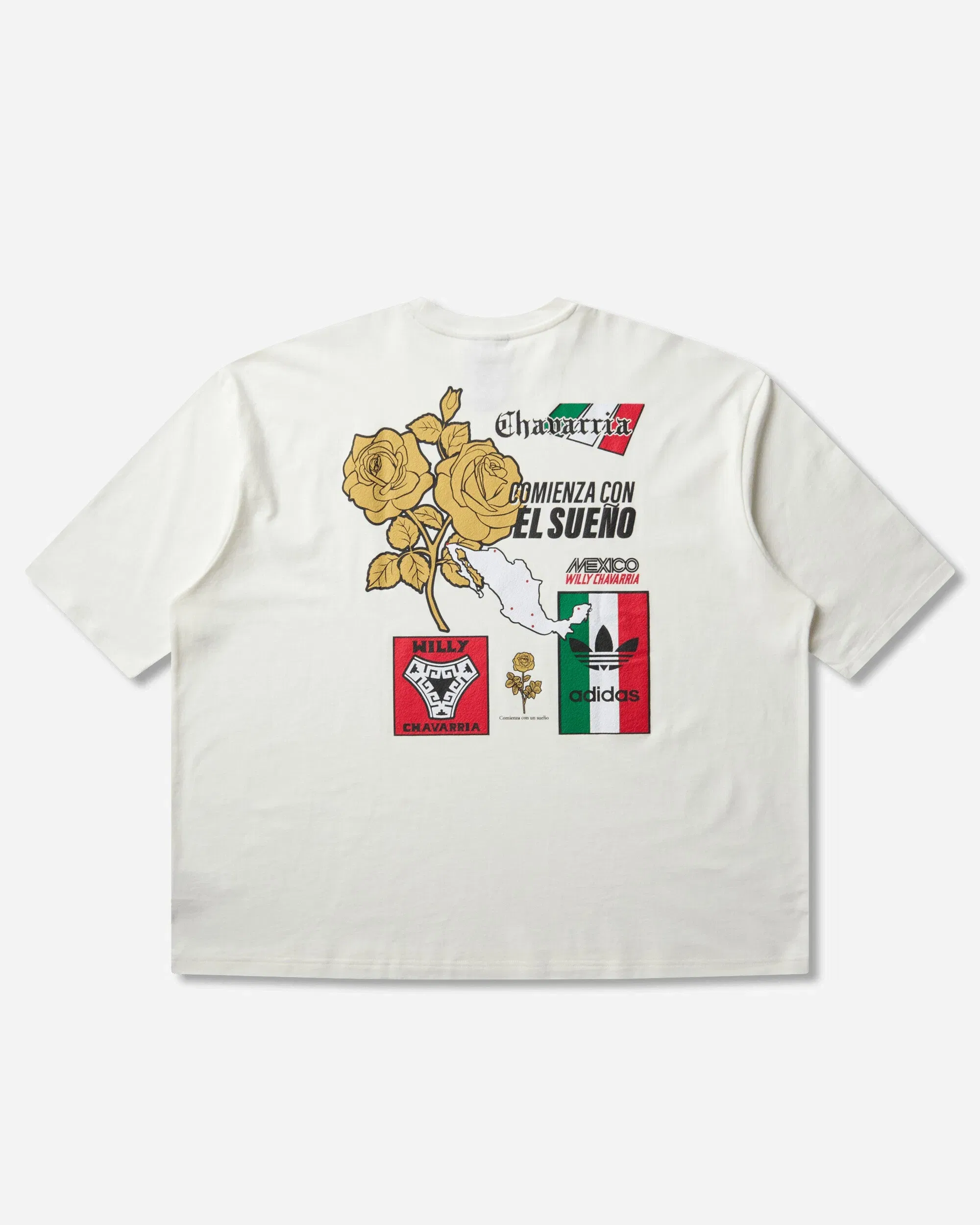 adidas Men's Willy Chavarria Graphic T-Shirt Off White