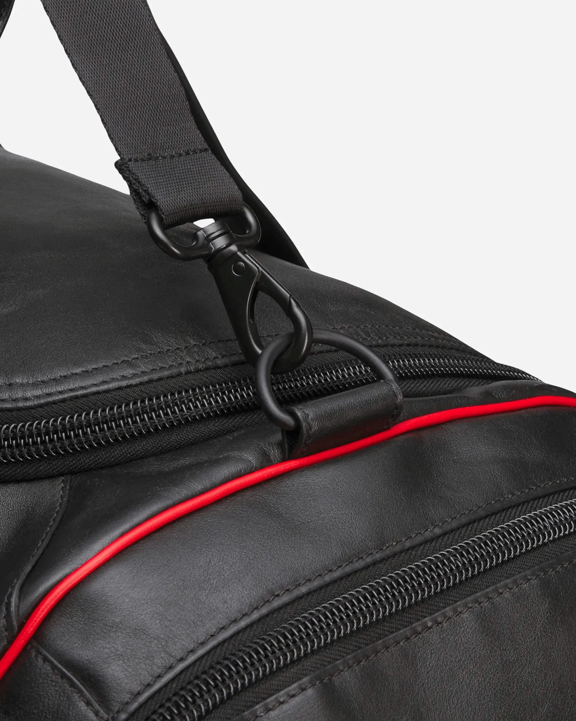 adidas Willy Chavarria Premium Leather Gym Bag Black