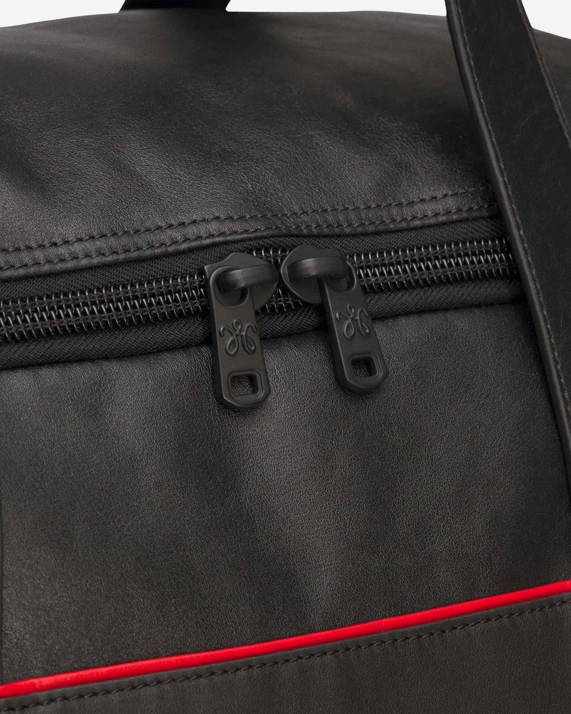 adidas Willy Chavarria Premium Leather Gym Bag Black
