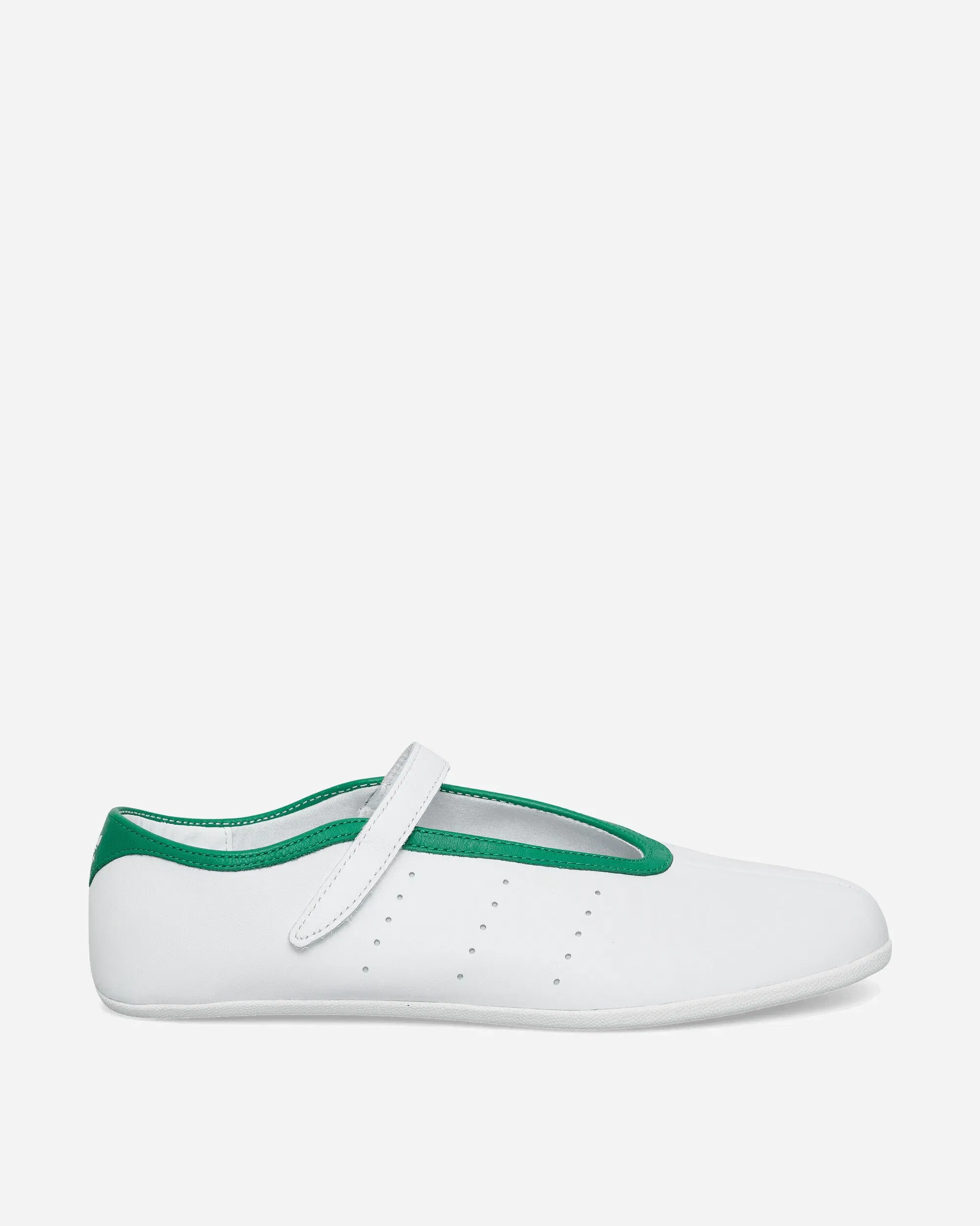 adidas Women's Stan Smith Lo Ballet Shoes Cloud White / Green