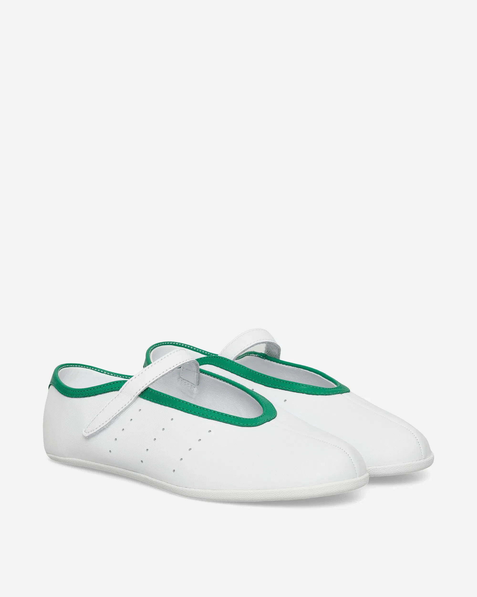 adidas Women's Stan Smith Lo Ballet Shoes Cloud White / Green