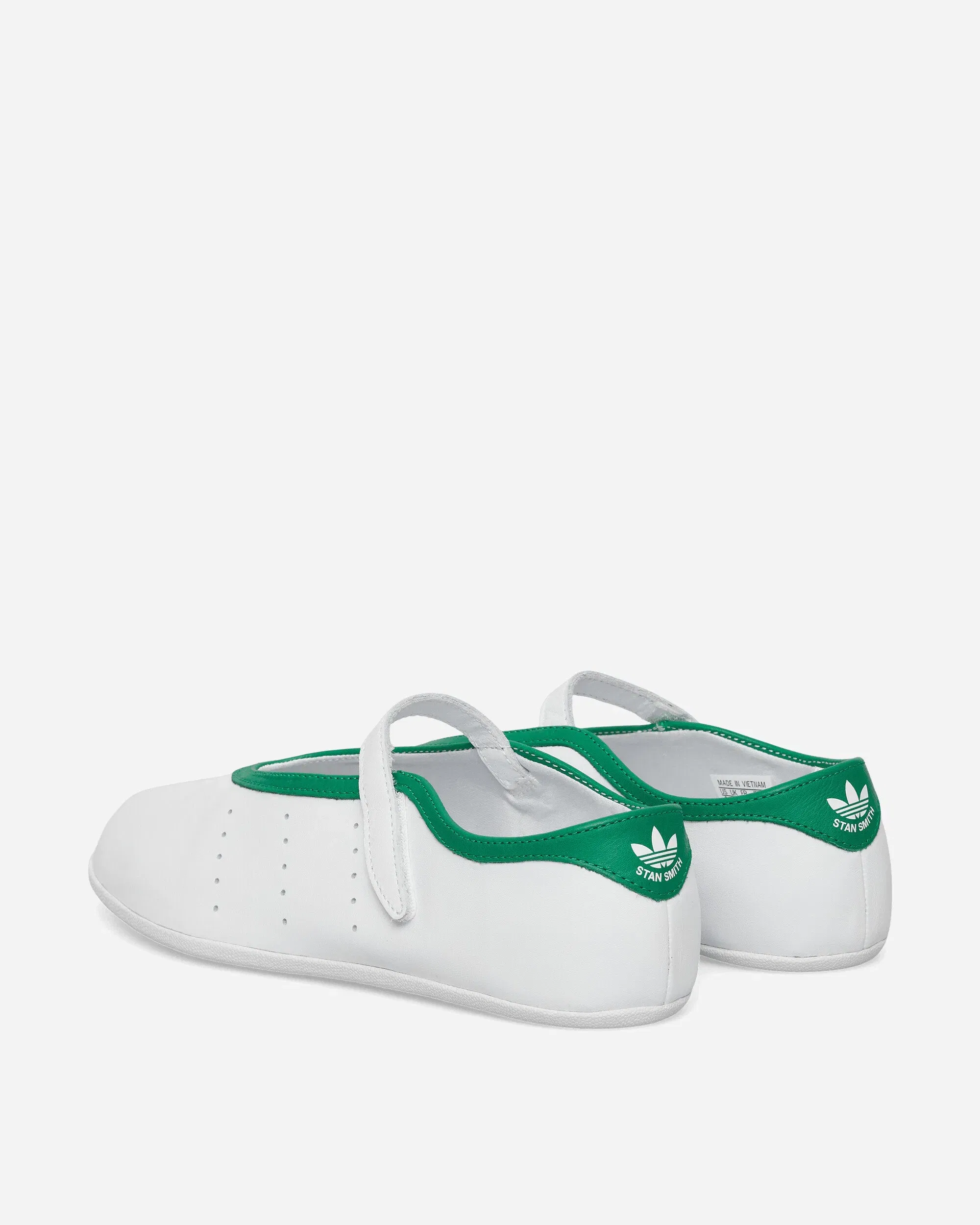 adidas Women's Stan Smith Lo Ballet Shoes Cloud White / Green