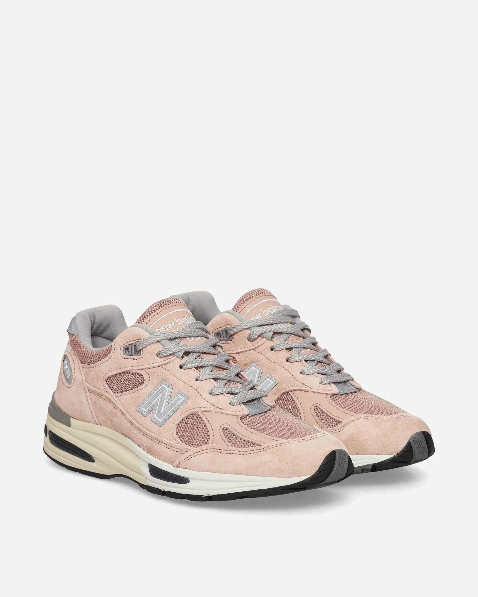 New Balance Made in UK 991v2 Sneakers Mahogany Rose / Siver