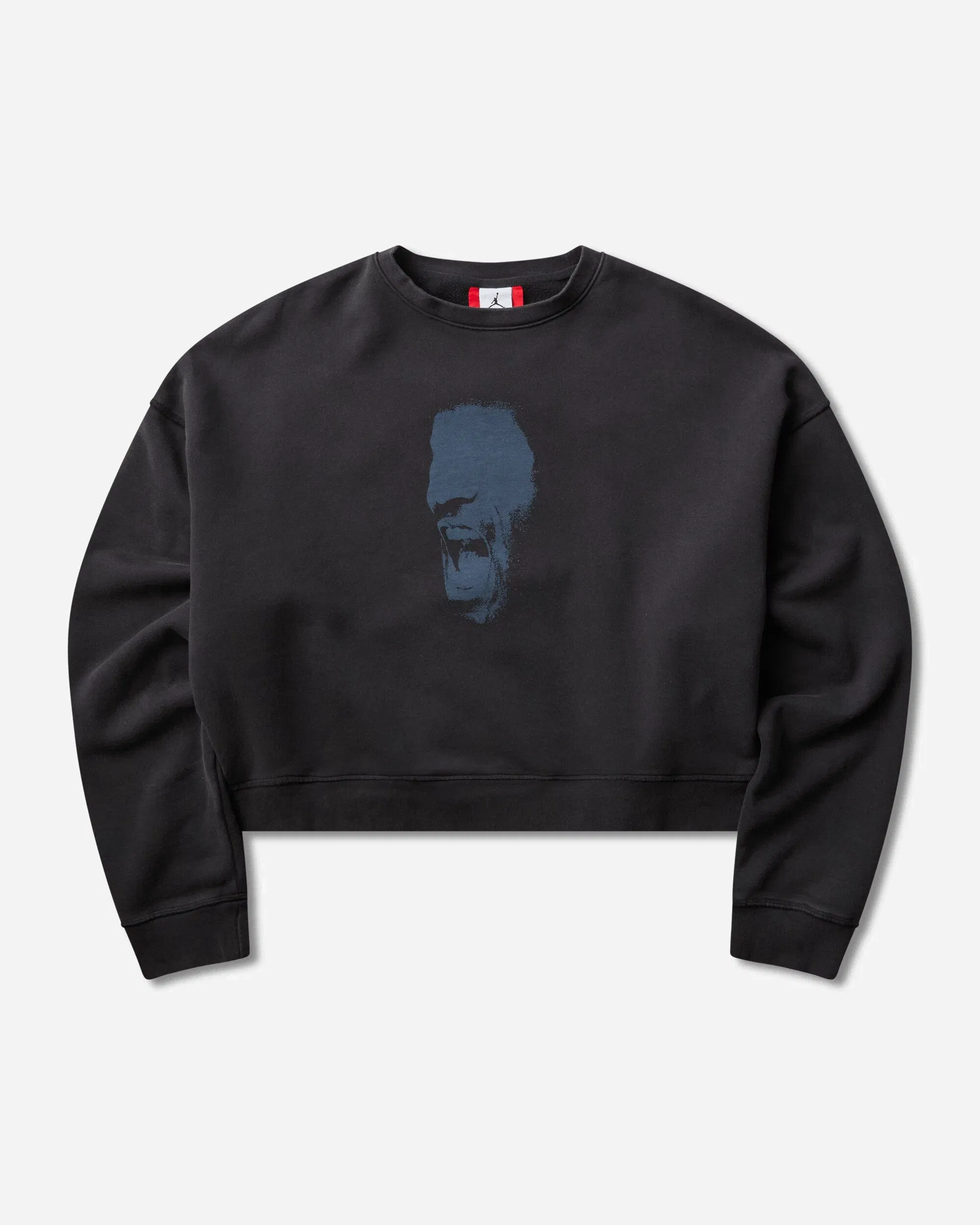 Air Jordan Men's In1House Crop Crewneck Sweatshirt Black