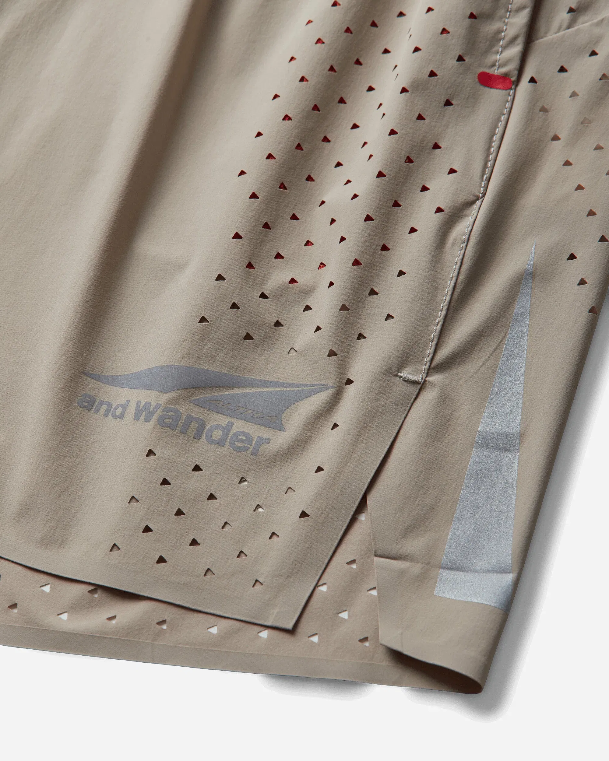 and Wander Men's Altra Ventilation Shorts Beige