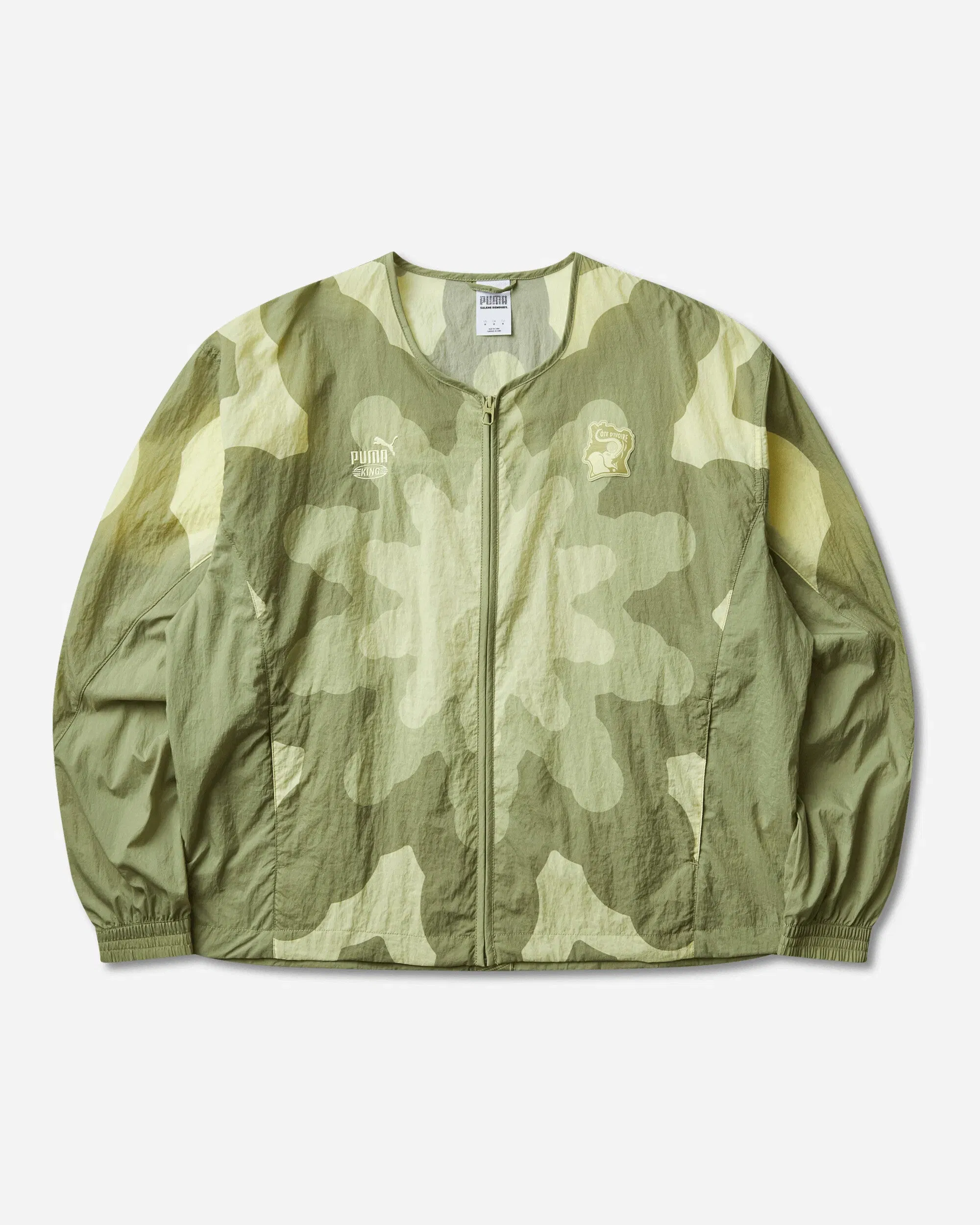 Puma Men's Côte d'Ivoire x Salehe Bembury KING Track Jacket Calming Green