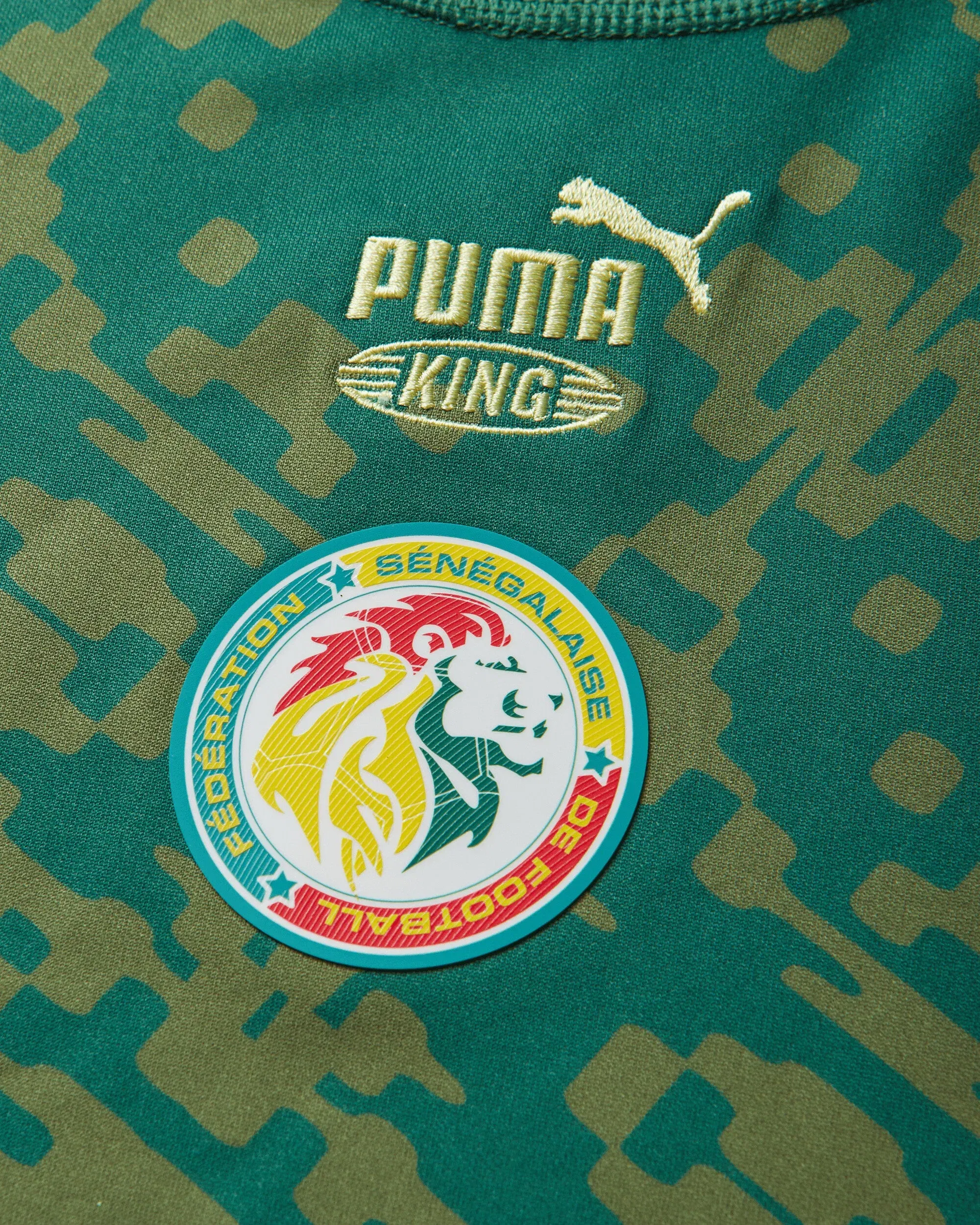 Puma Men's Senegal x Salehe Bembury KING Jersey Olive Green