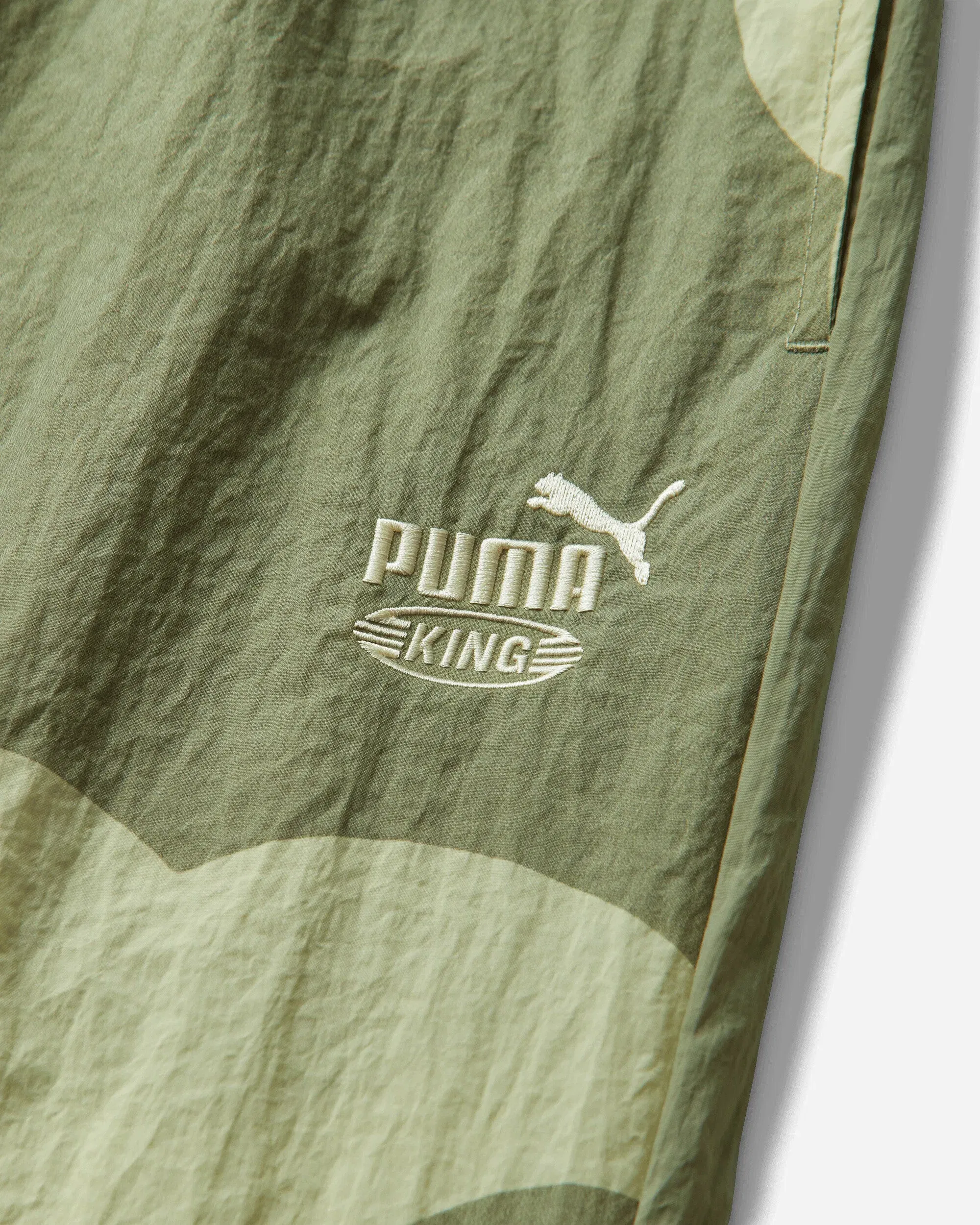 Puma Men's Côte d'Ivoire x Salehe Bembury KING Track Pants Calming Green