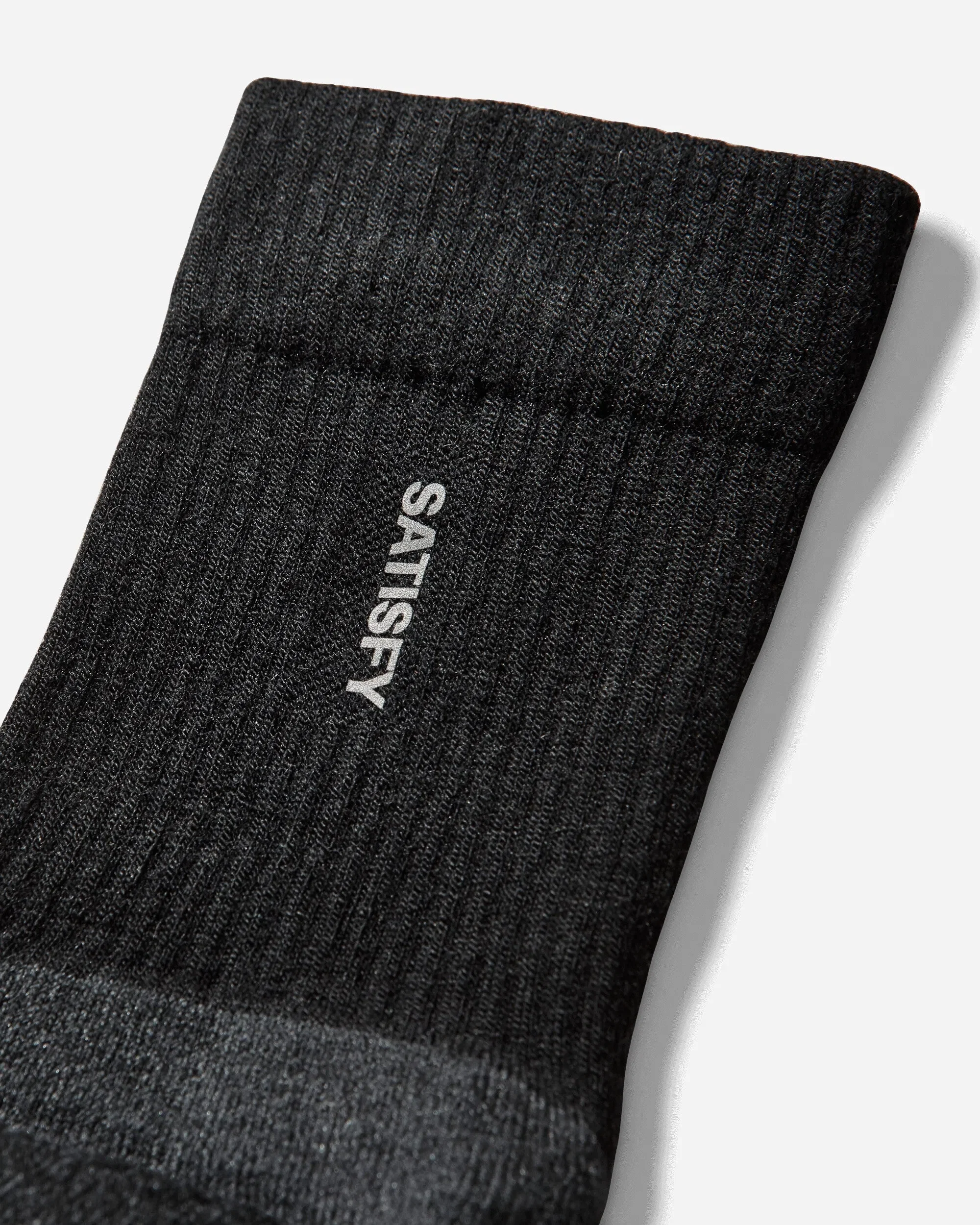 Satisfy Merino Nylon Tube Socks Black
