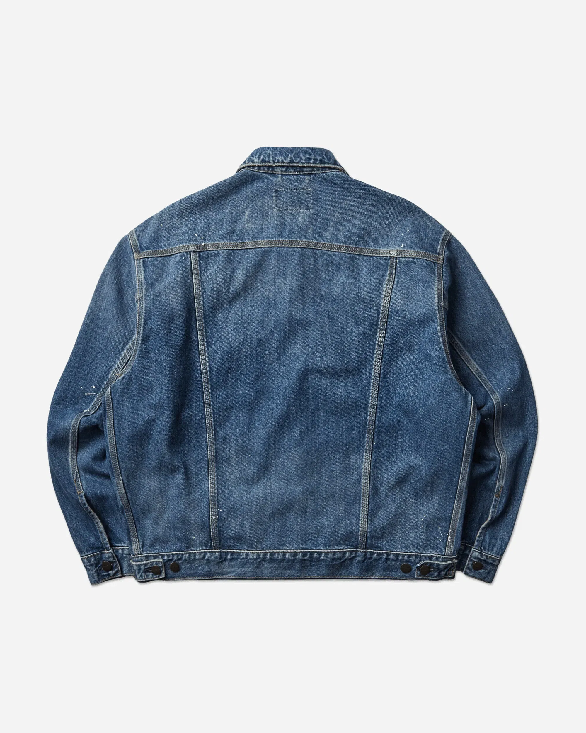 Carhartt WIP Men's Helston Jacket Blue (Destroy Wash)