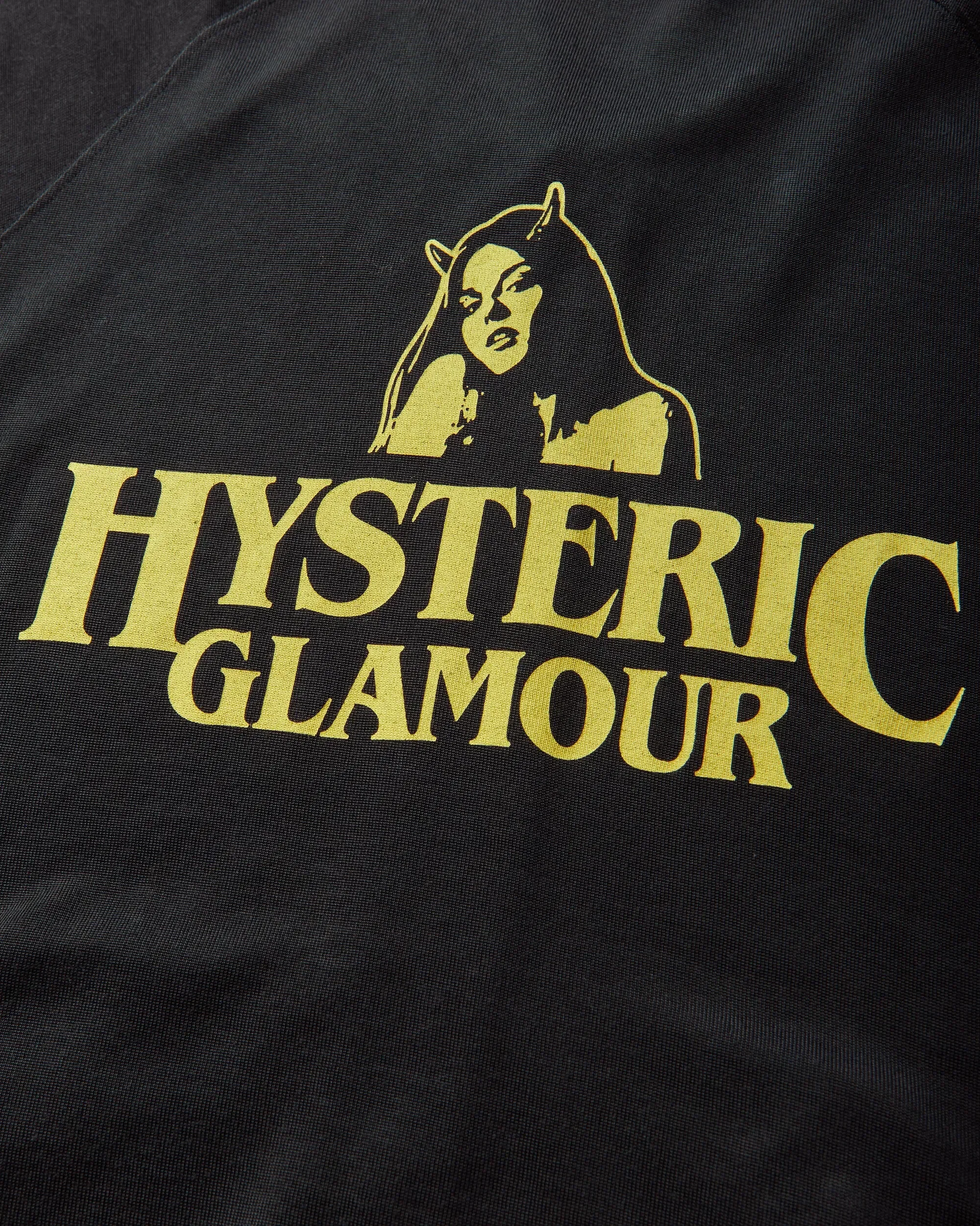 Hysteric Glamour Men's Satanic Woman Zip Sweatshirt Black