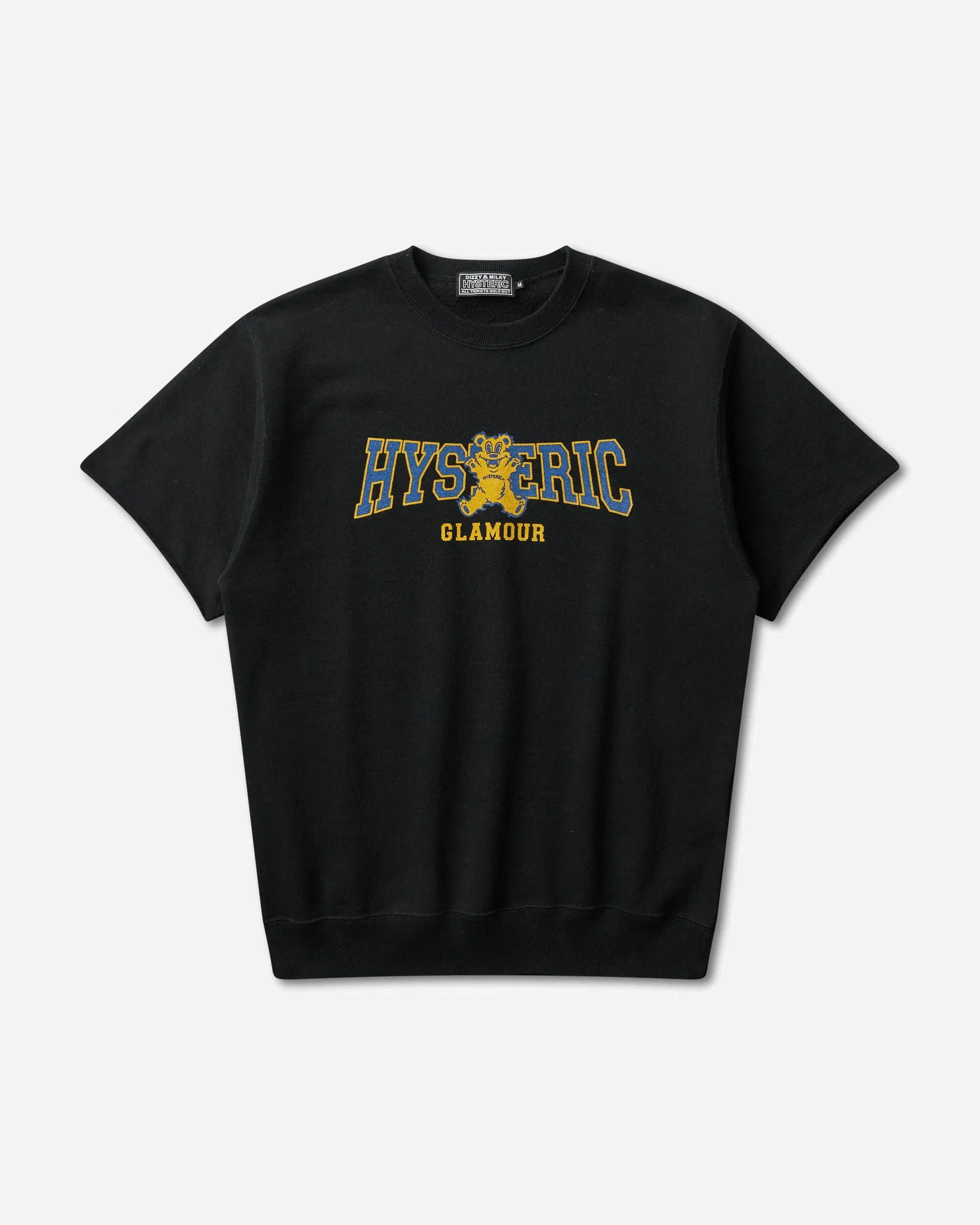 Hysteric Glamour Men's Firebear College Sweatshirt Black