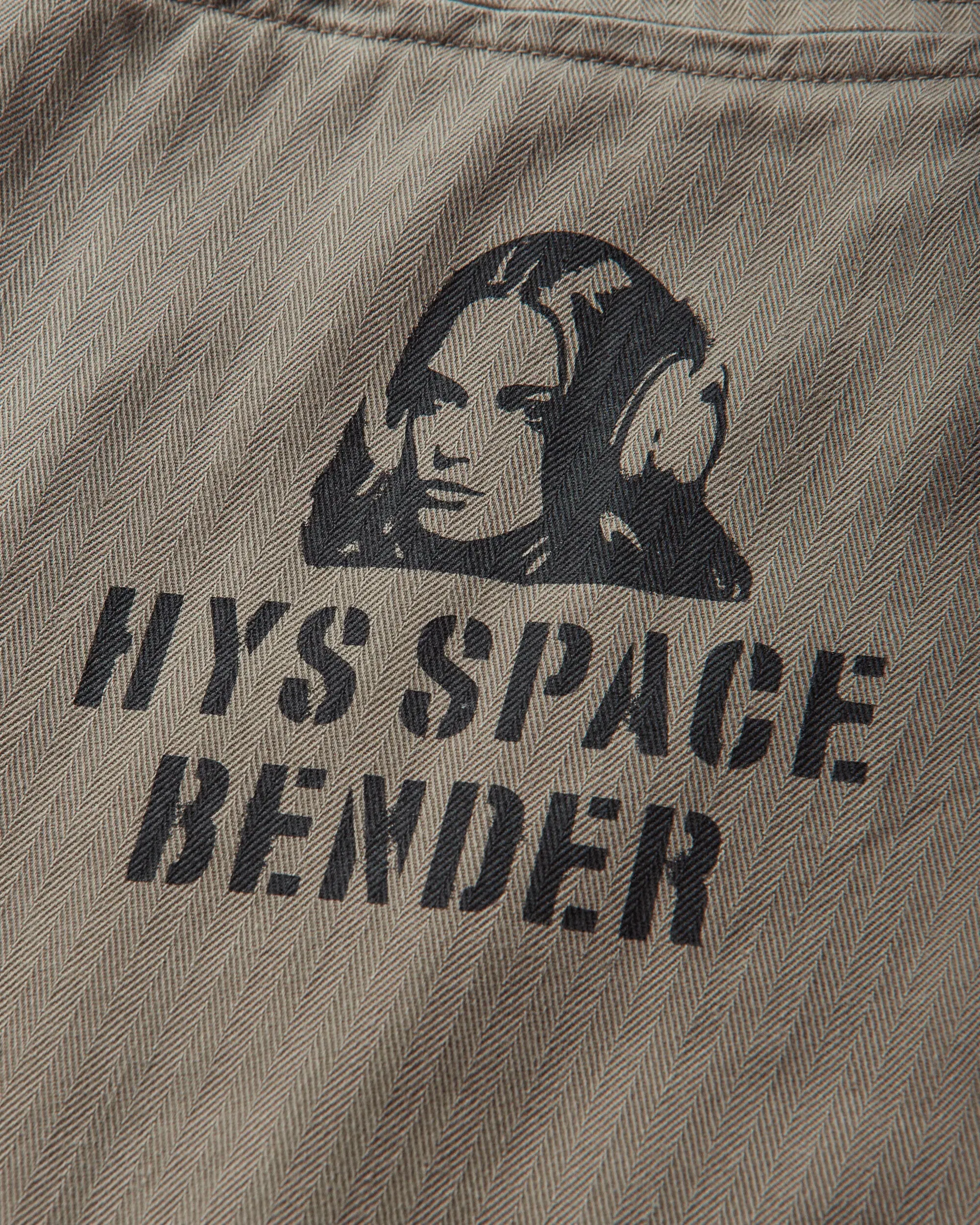 Hysteric Glamour Men's HYS Space Bender Trousers Khaki