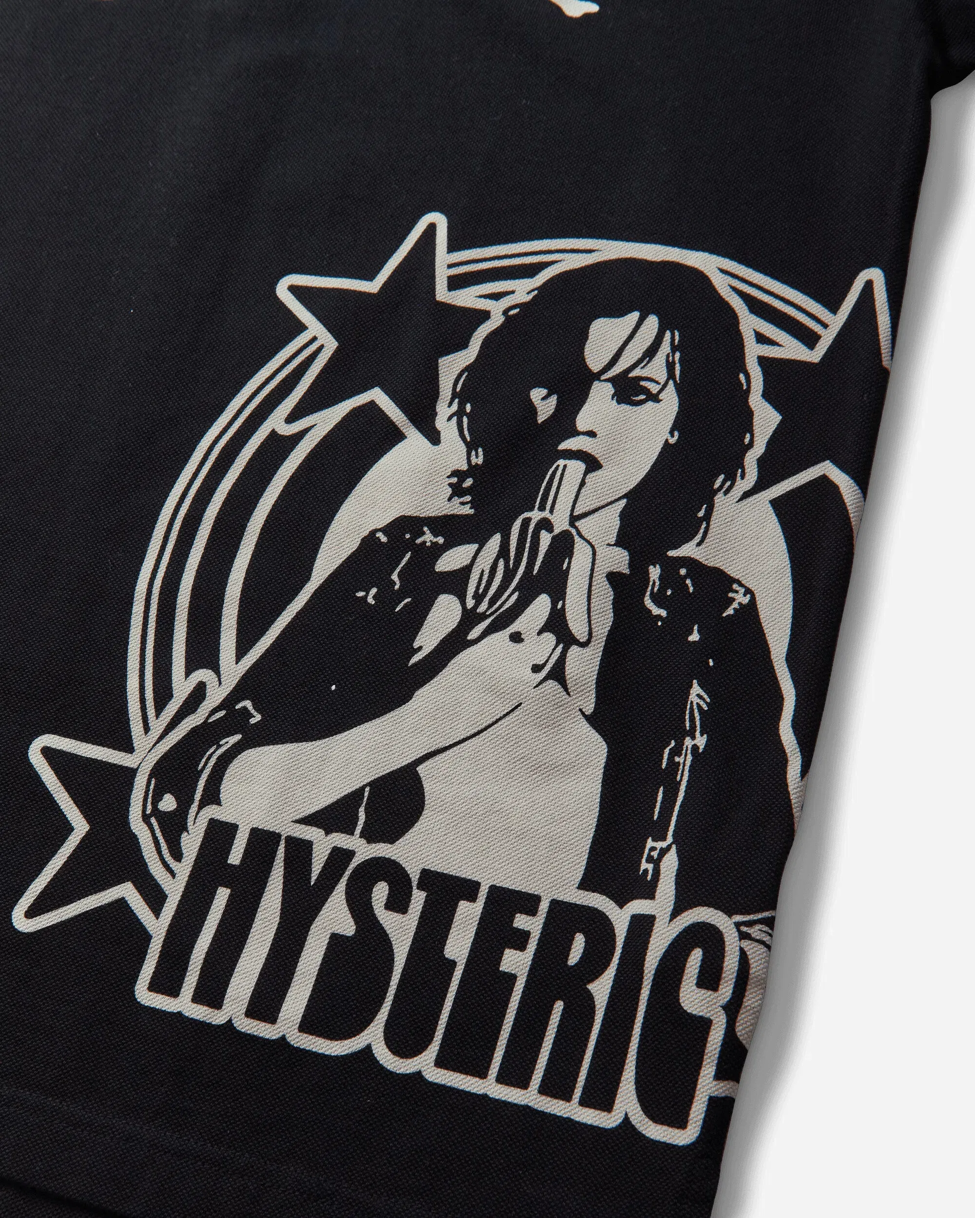 Hysteric Glamour Men's Metal Guid Polo Shirt Black