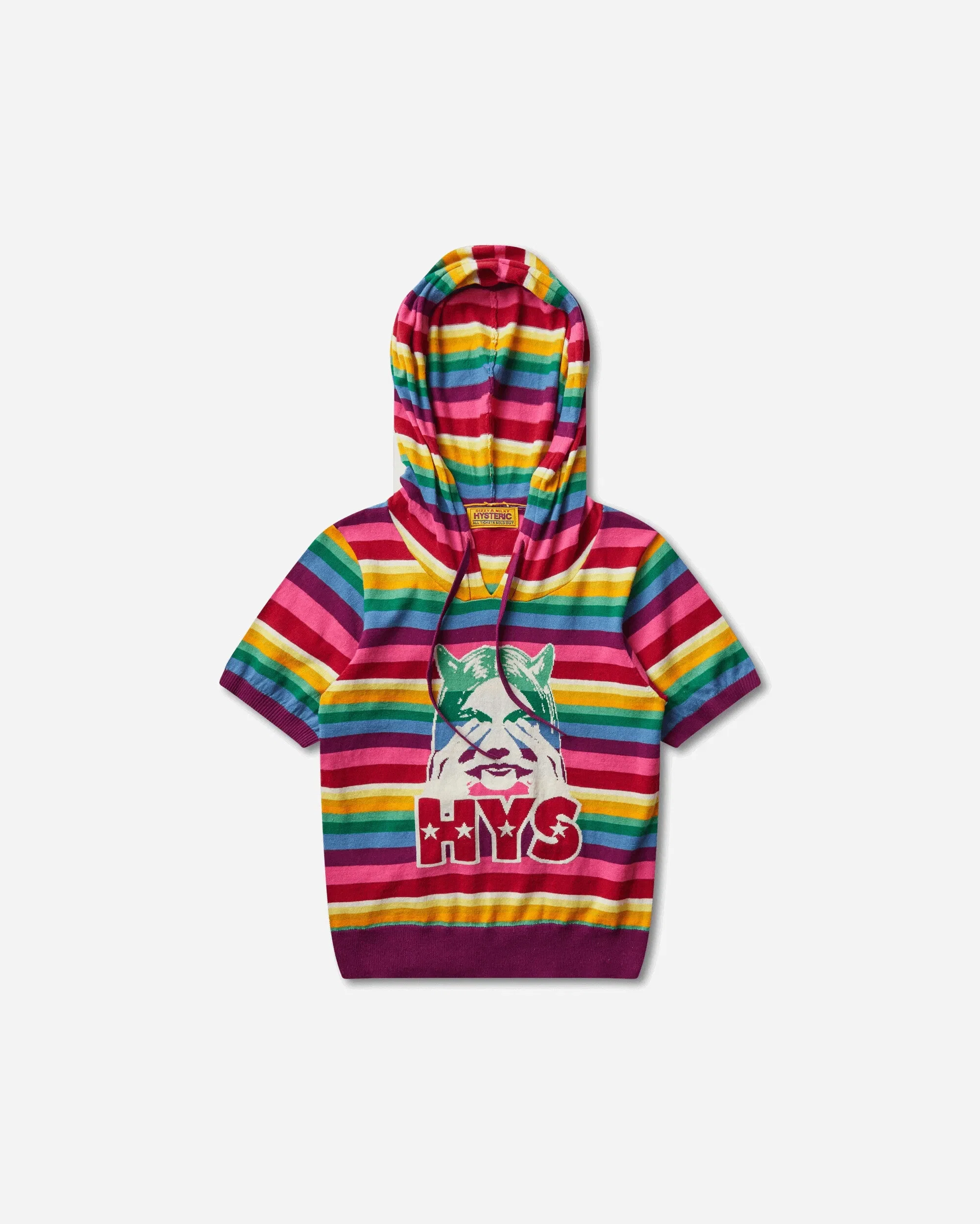 Hysteric Glamour Women's See No Evil Braided Hoodie Multicolor