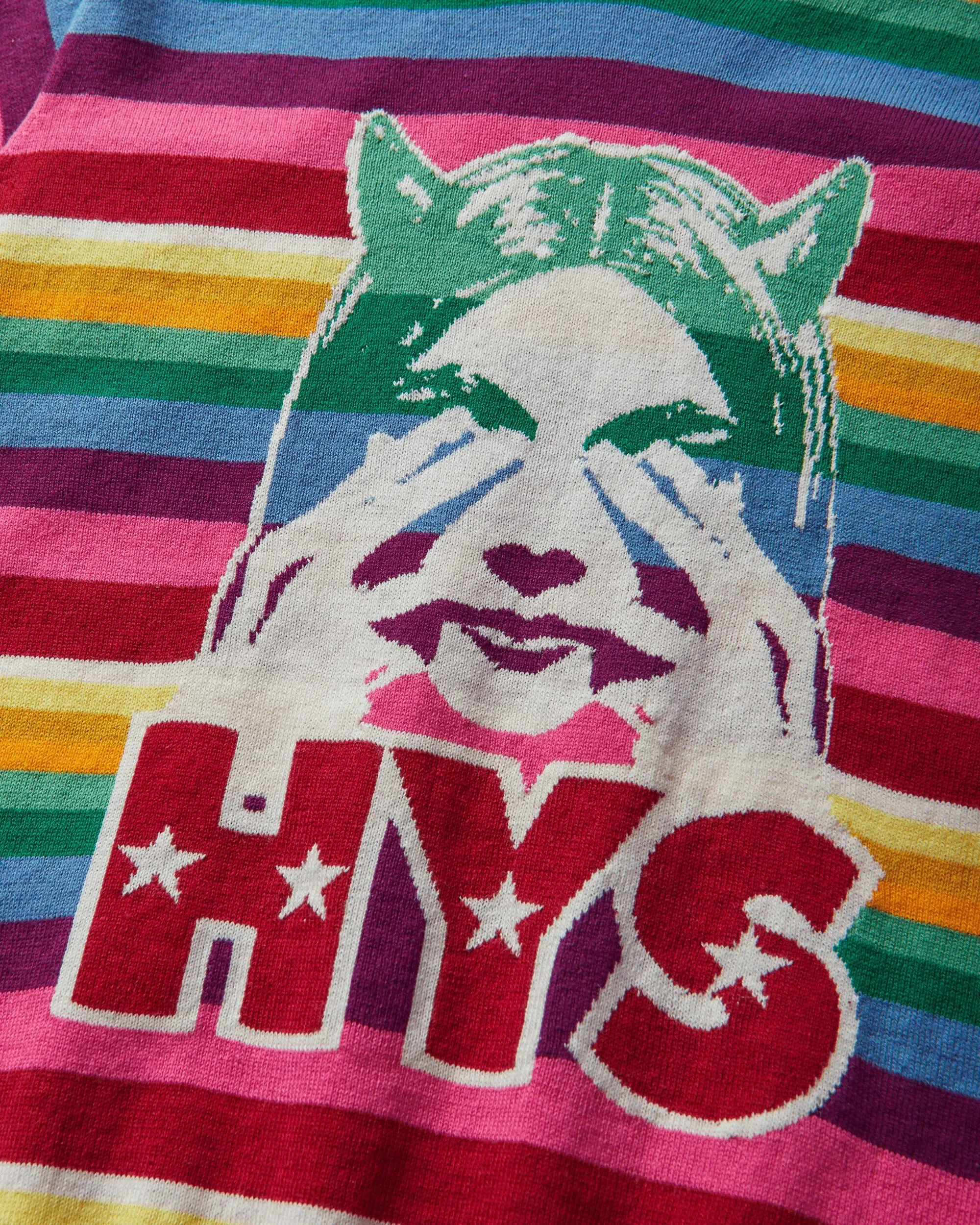 Hysteric Glamour Women's See No Evil Braided Hoodie Multicolor