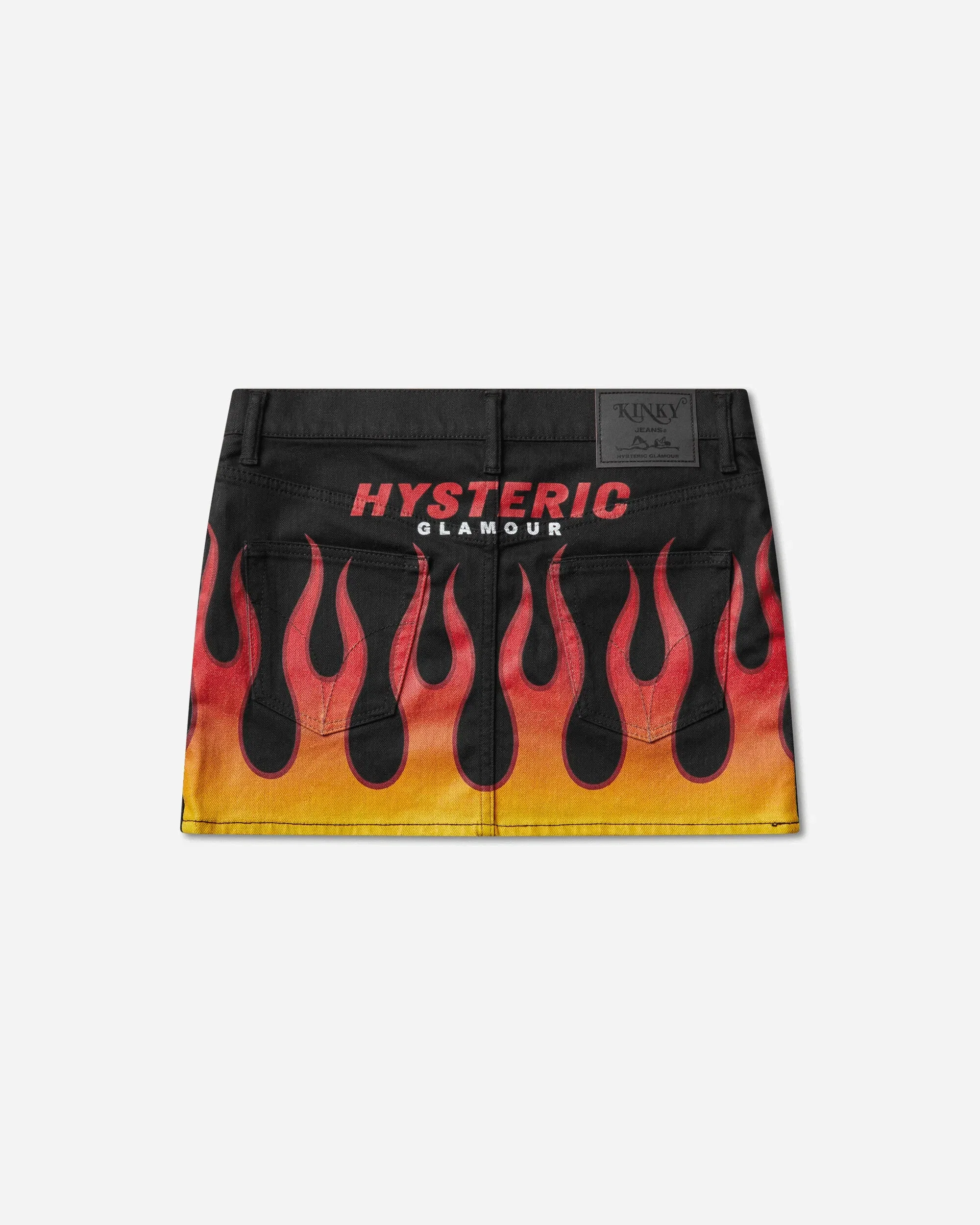 Hysteric Glamour Women's Fire Hysteric Micro Mini Skirt Black