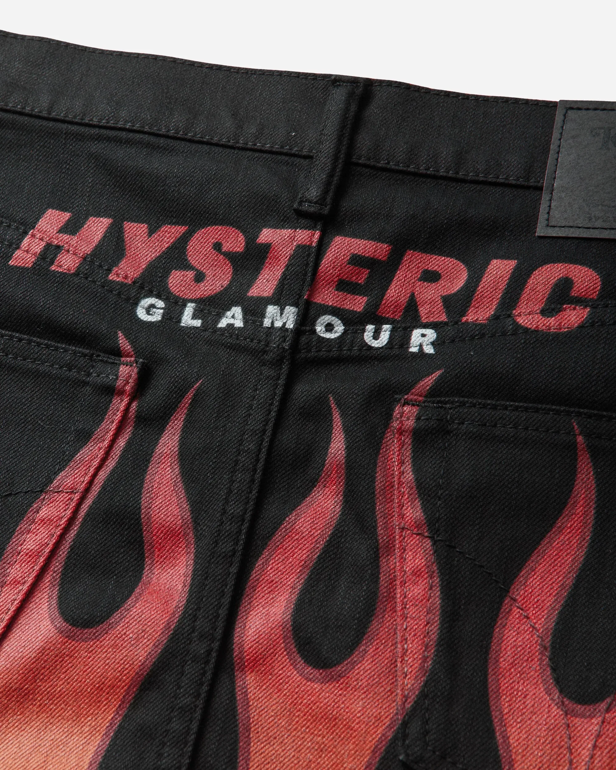 Hysteric Glamour Women's Fire Hysteric Micro Mini Skirt Black