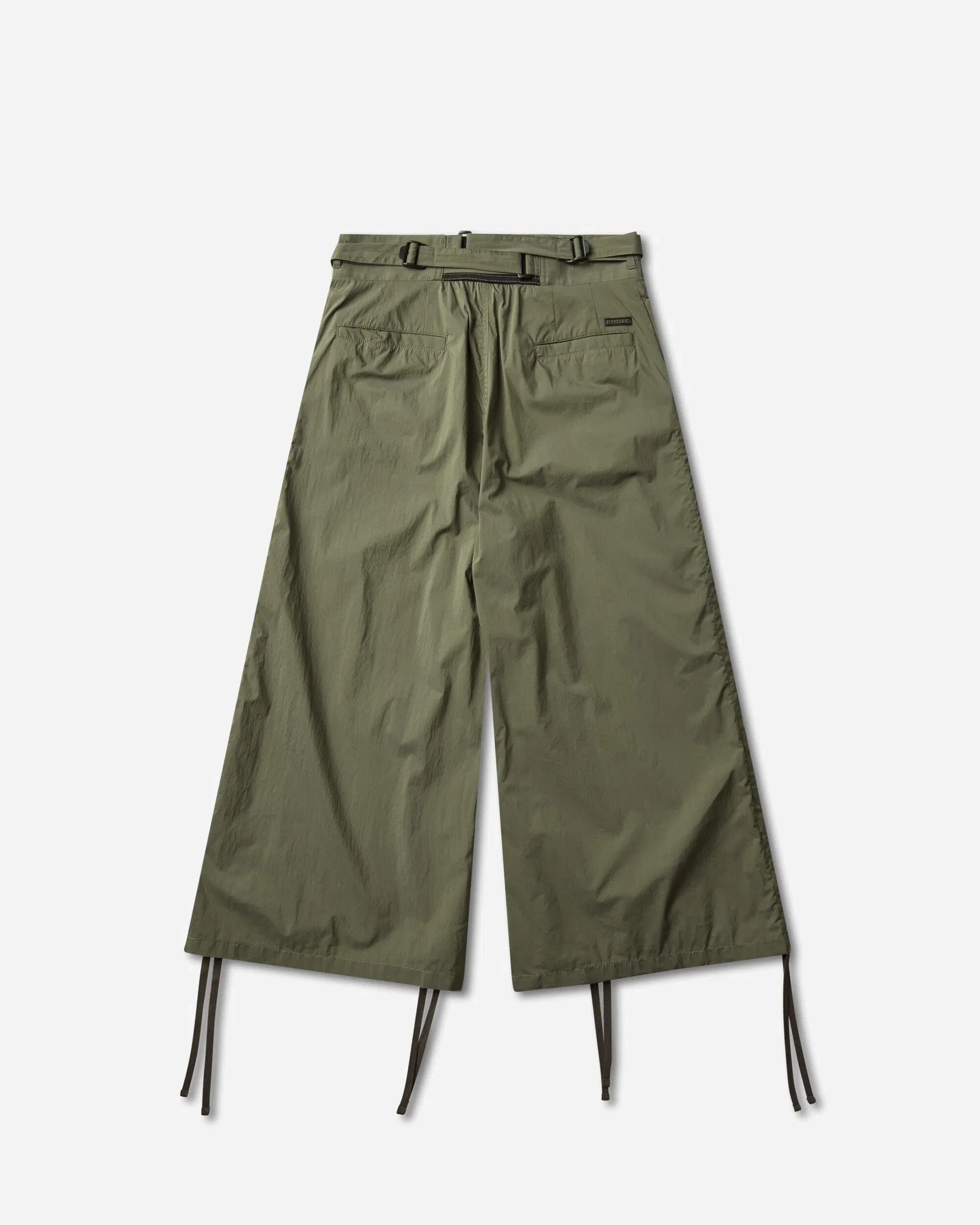 Hysteric Glamour Women's Side-Gathered Military Pants Khaki