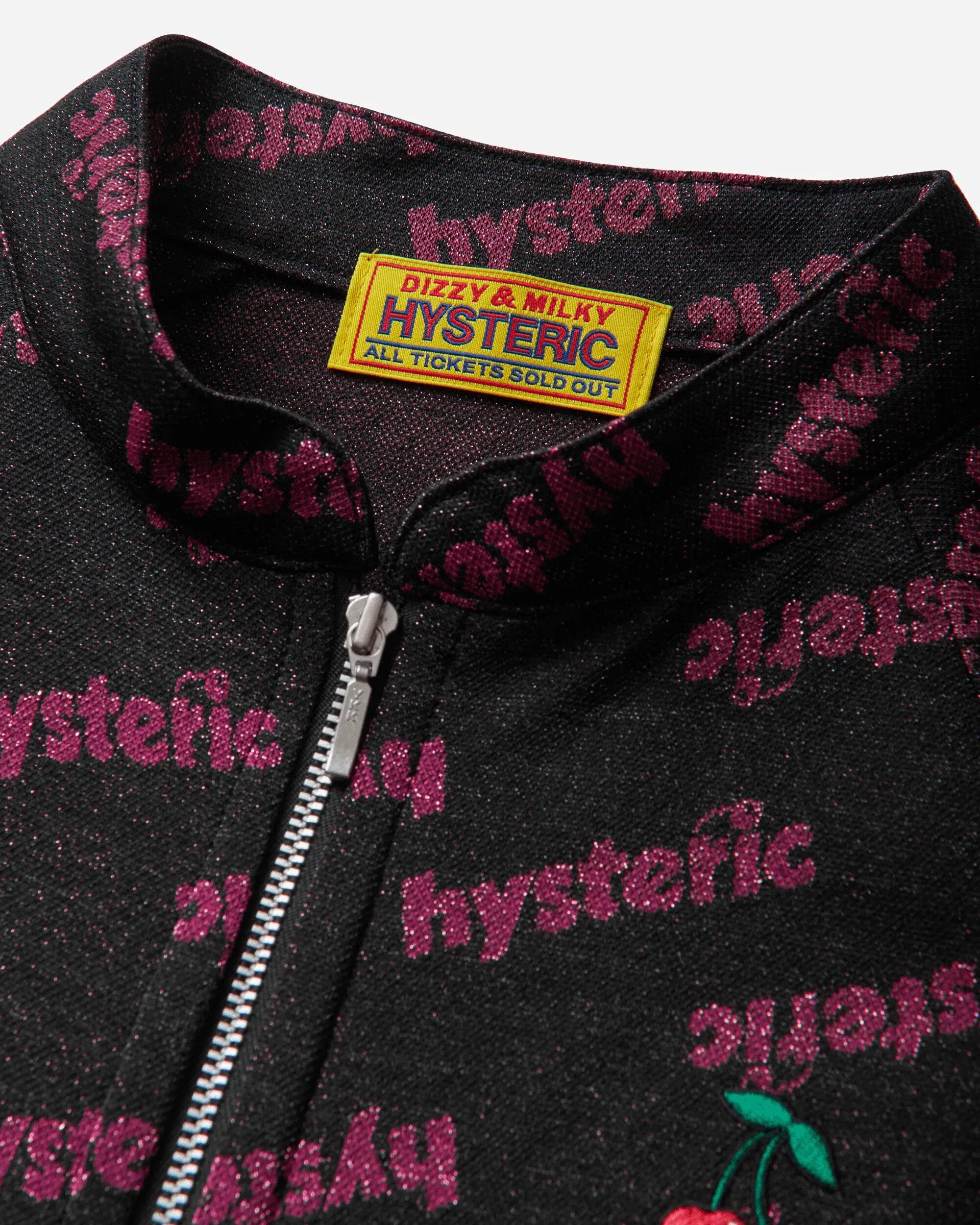 Hysteric Glamour Women's Cherry Embroidered Jacket Black