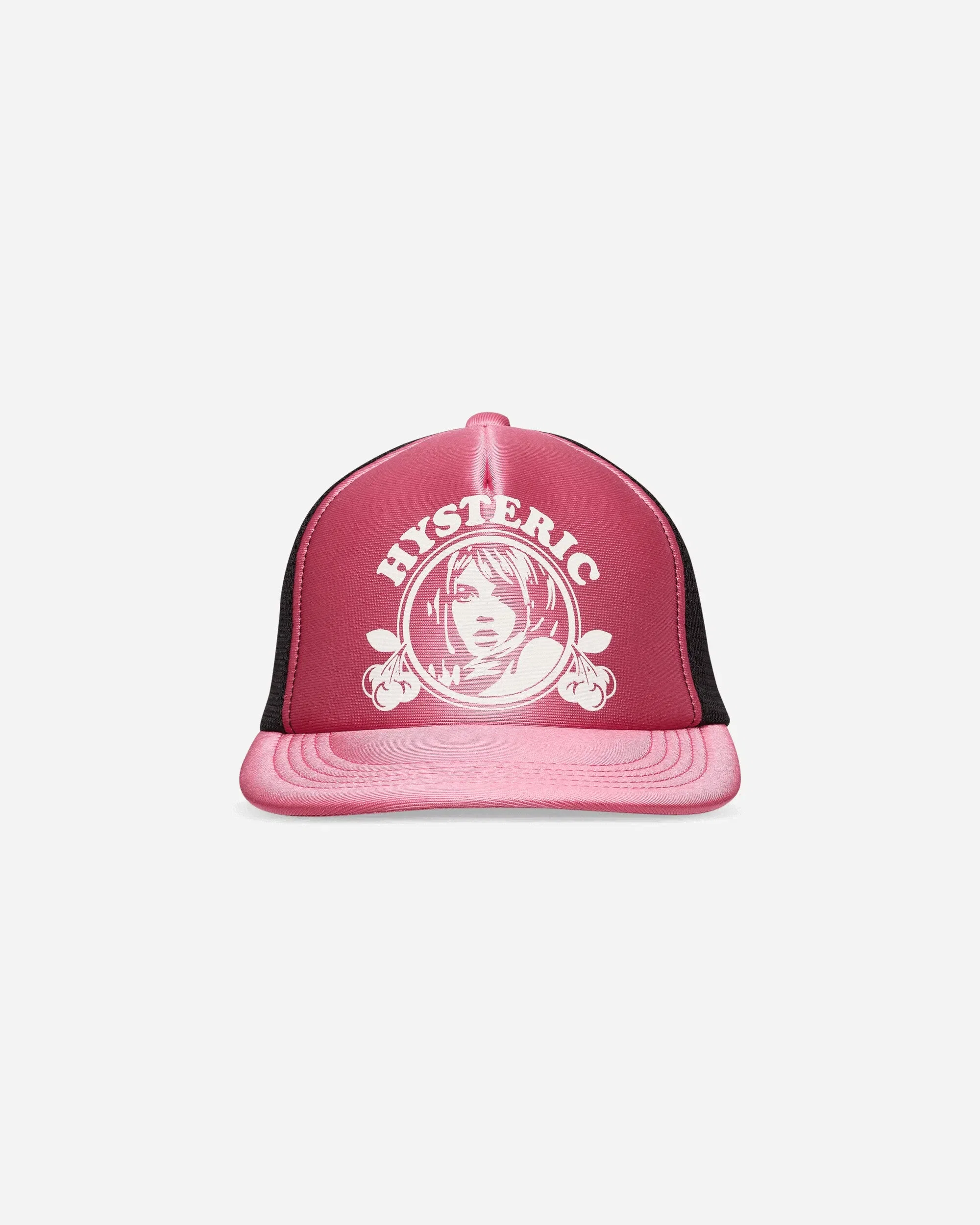 Hysteric Glamour Hysteric Cherry Glossy Mesh Cap Pink
