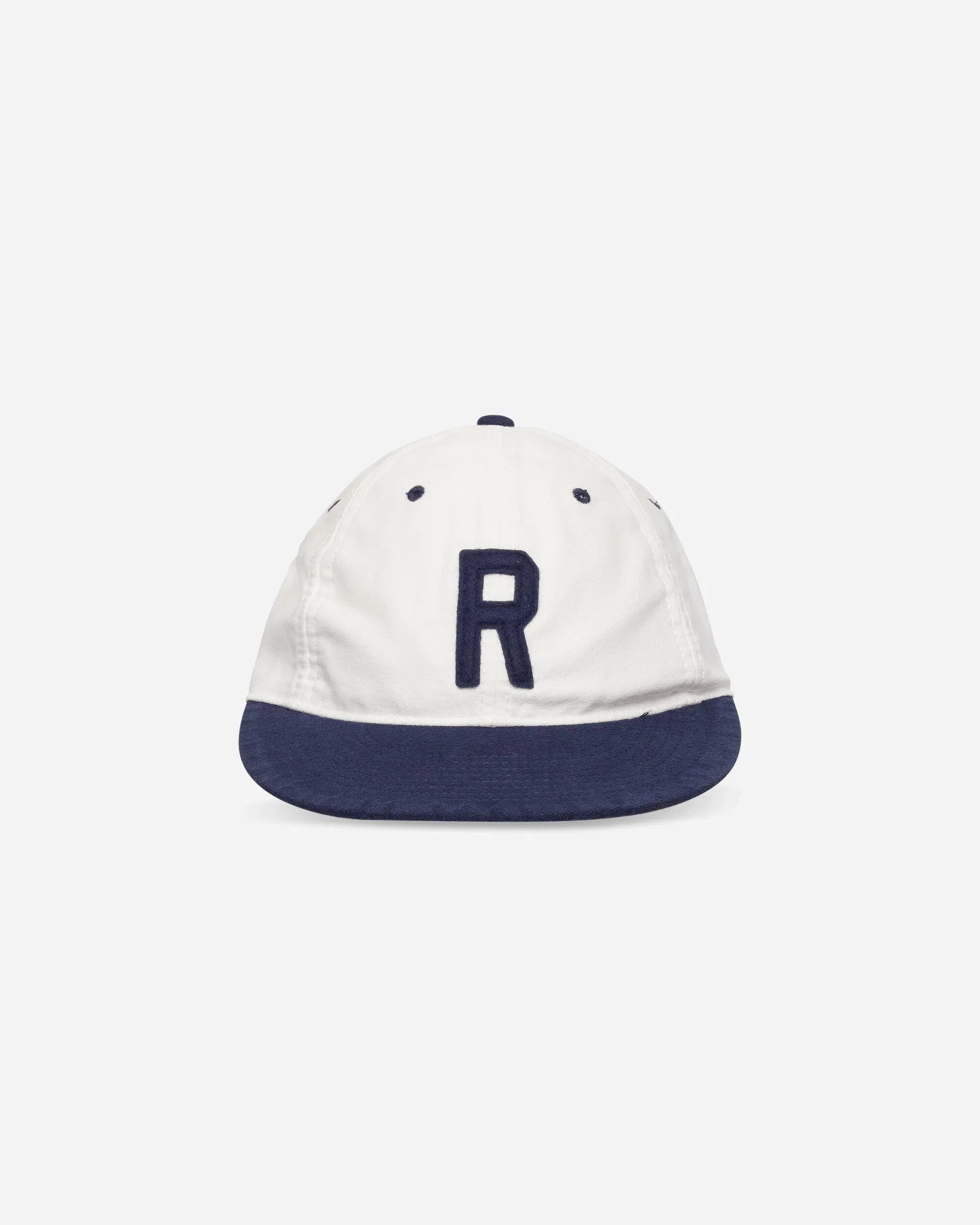 Polo Ralph Lauren Felt-Patch Chamois Ball Cap Deckwash White / Newport Navy