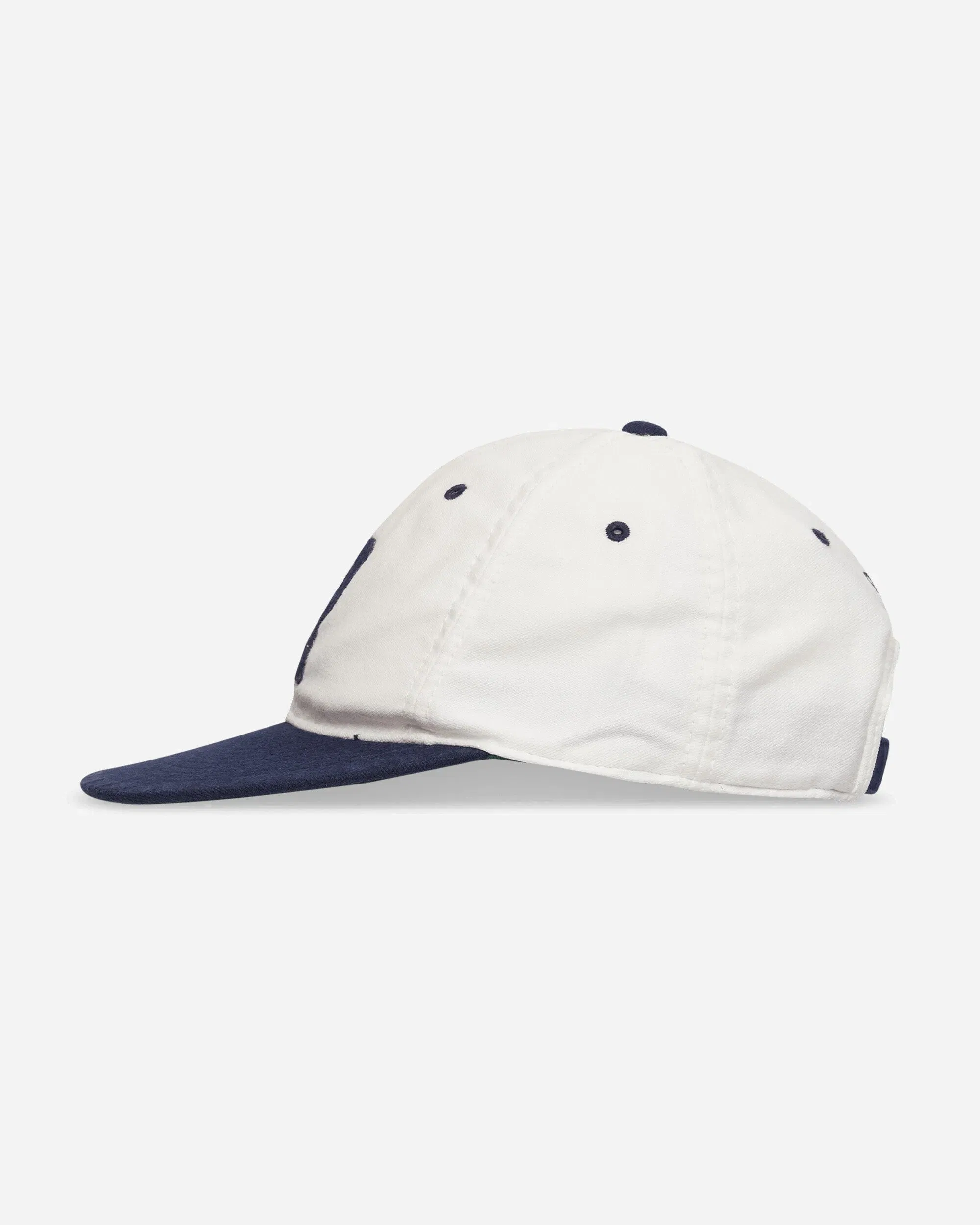 Polo Ralph Lauren Felt-Patch Chamois Ball Cap Deckwash White / Newport Navy