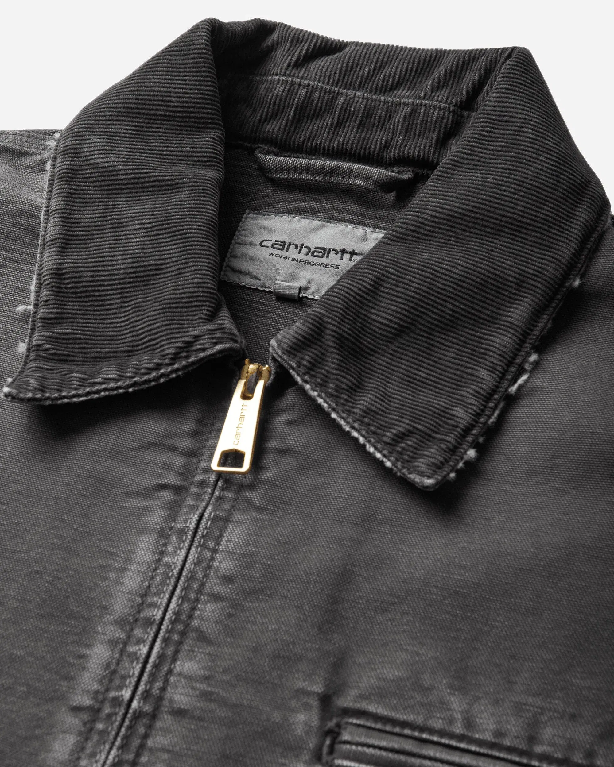 Carhartt WIP Men's OG Detroit Jacket Black (Destroy Wash)