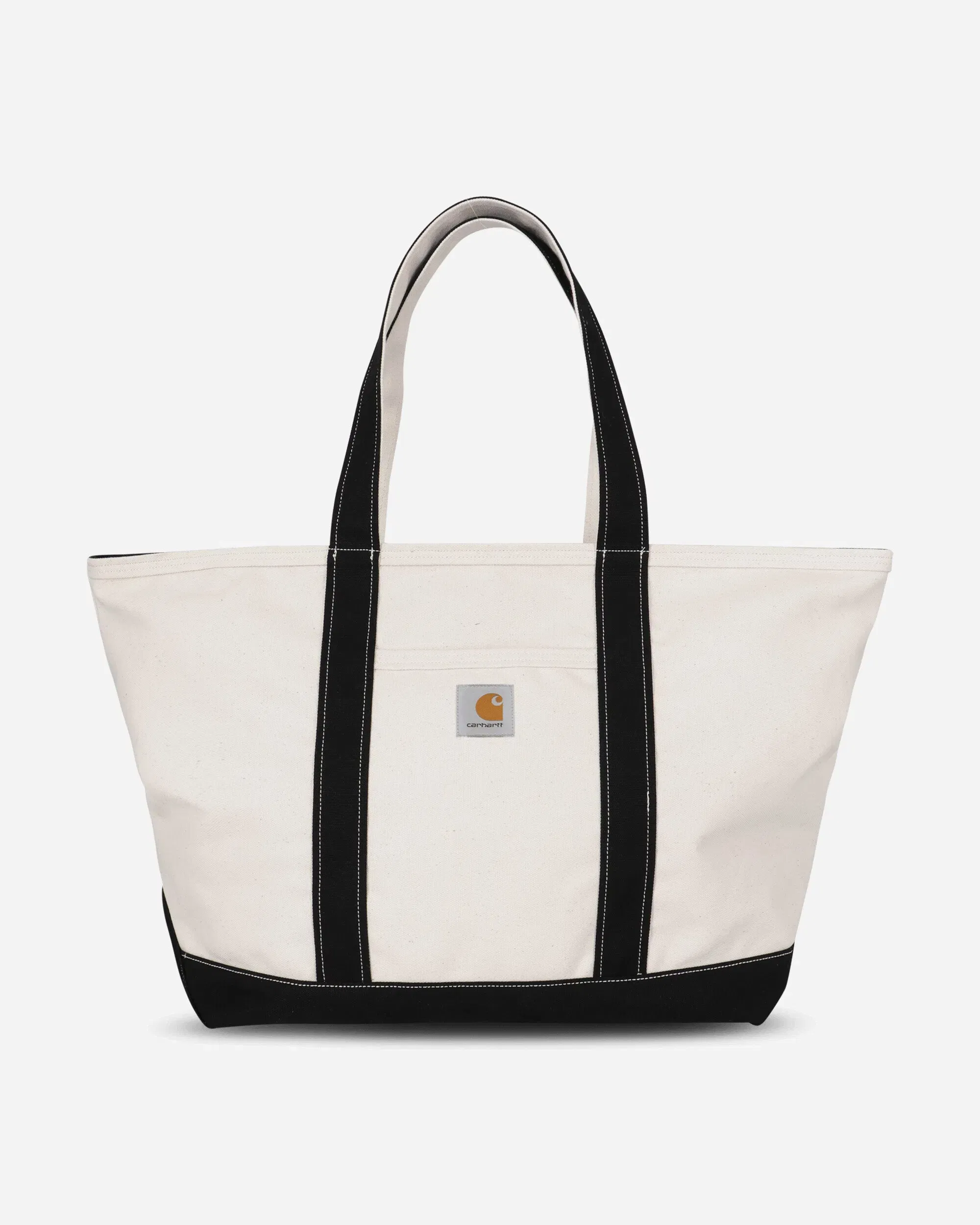 Carhartt WIP Canvas Beach Tote Bag Natural / Black