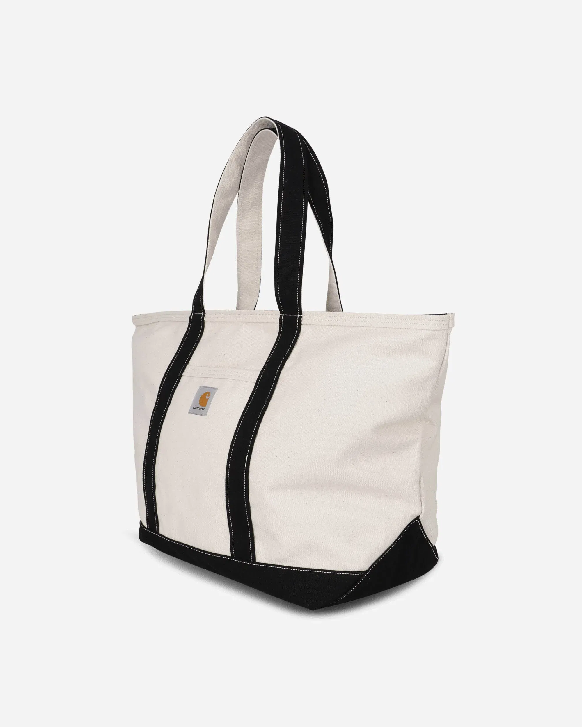 Carhartt WIP Canvas Beach Tote Bag Natural / Black