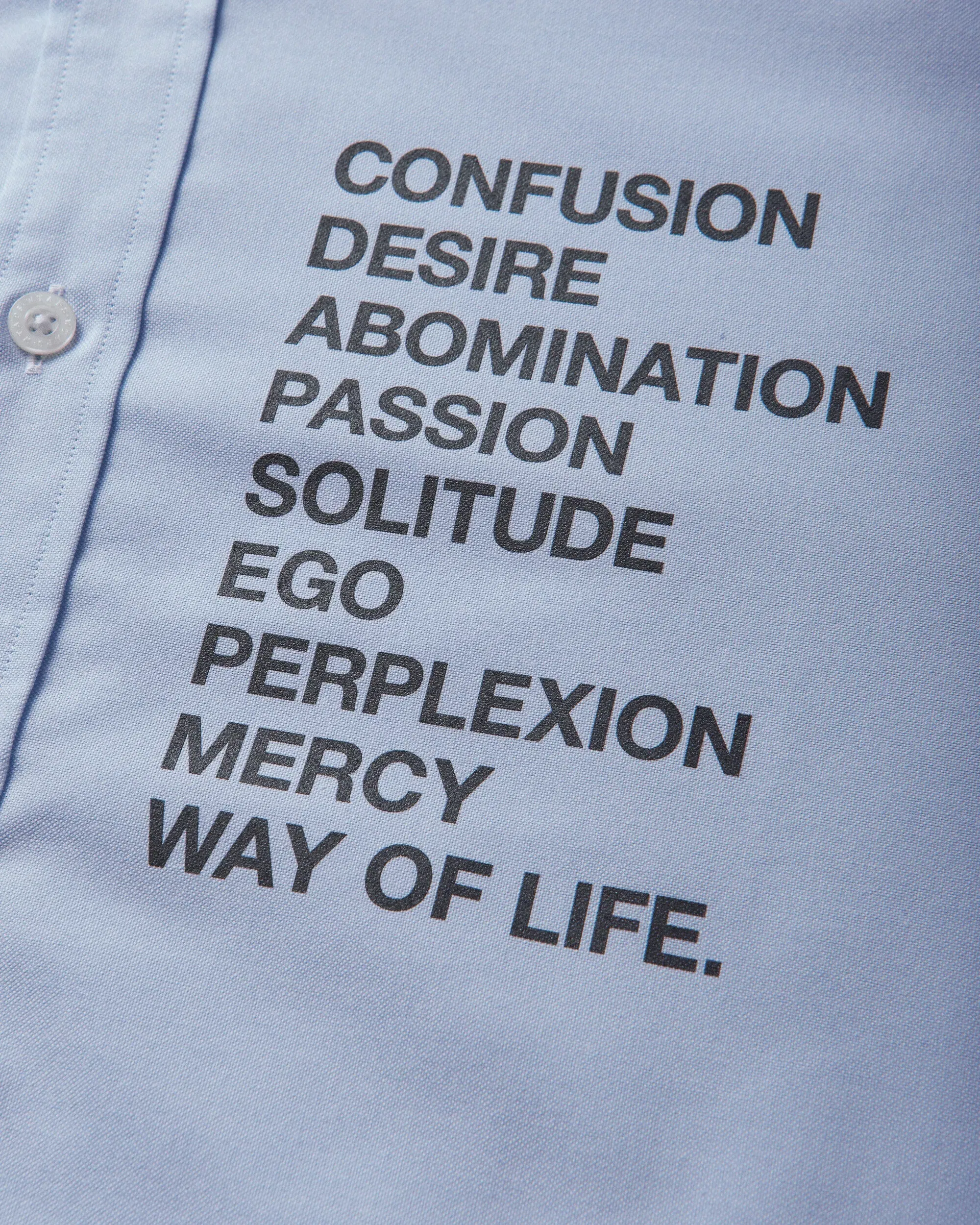 WTAPS Men's BD 01 Longsleeve Shirt Blue